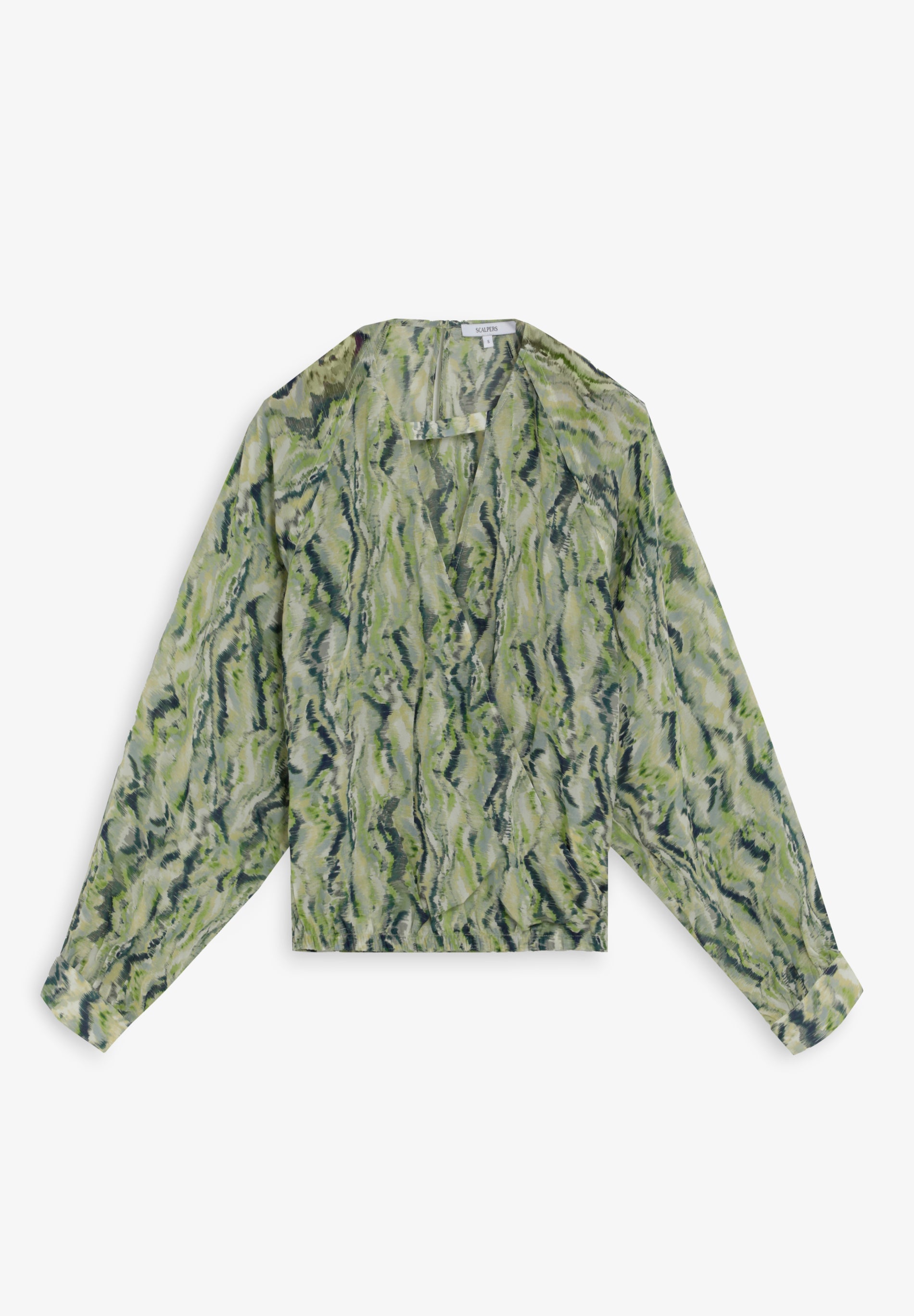 PRINTED FLOWING BLOUSE