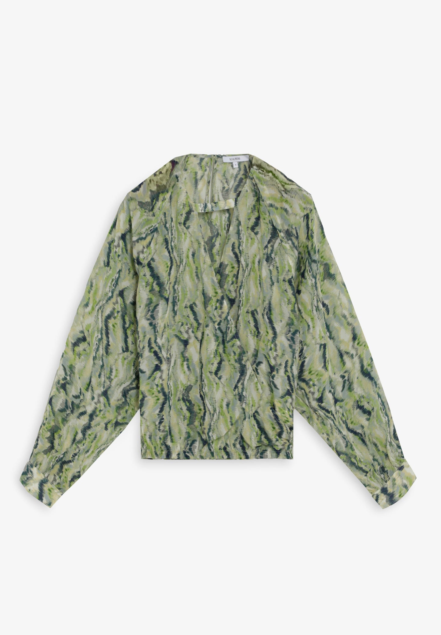 PRINTED FLOWING BLOUSE