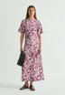 PRINTED MIDI SKIRT