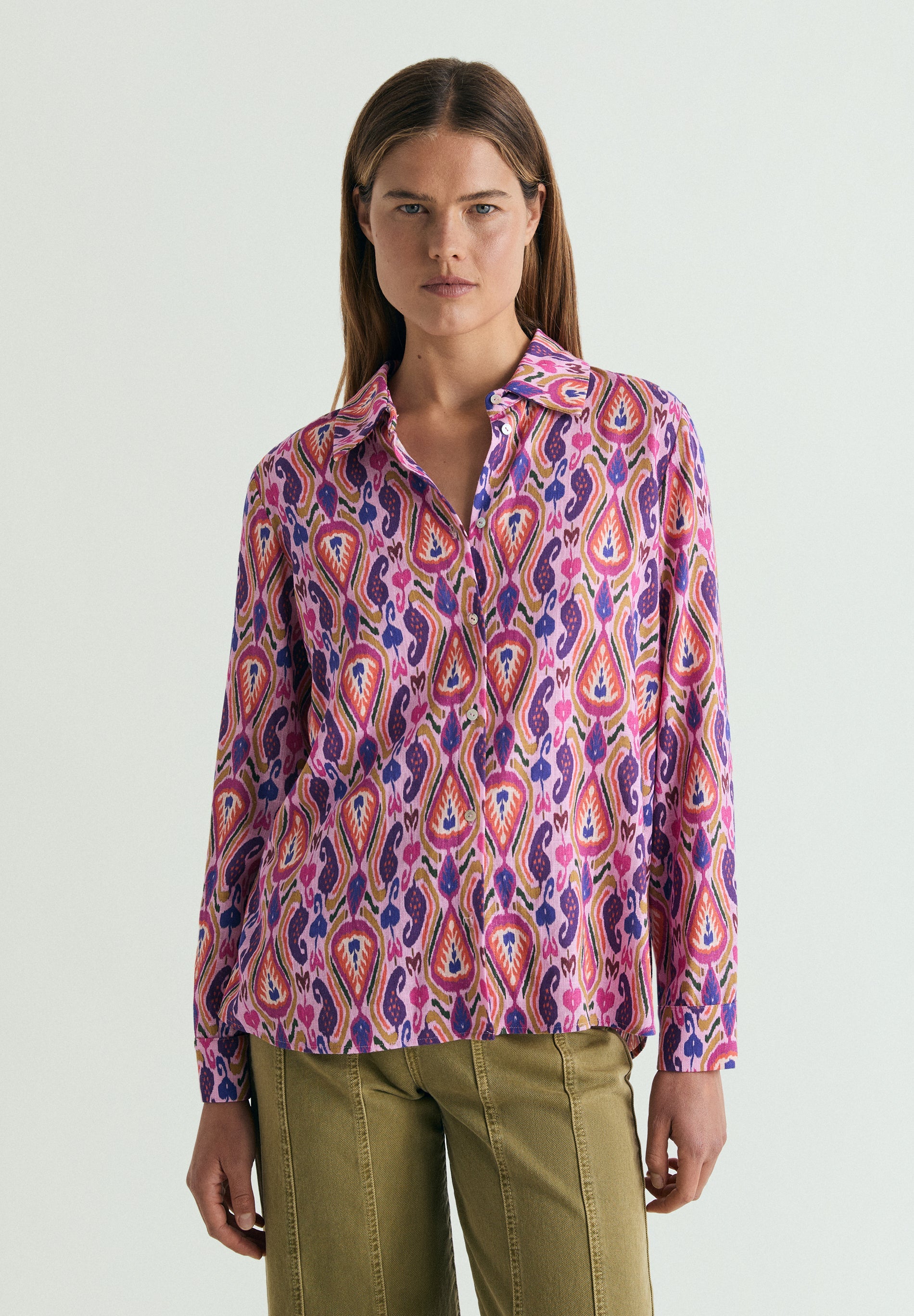 FLUID MULTICOLOURED SHIRT