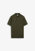 FINE-KNIT SKULL POLO SHIRT