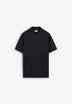 FINE-KNIT SKULL POLO SHIRT
