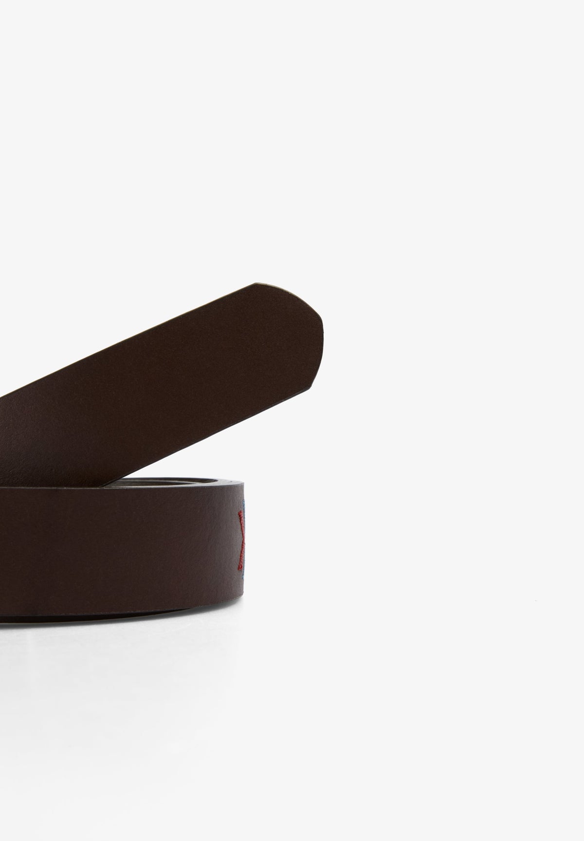 SCETHNIC SKULL LEATHER BELT