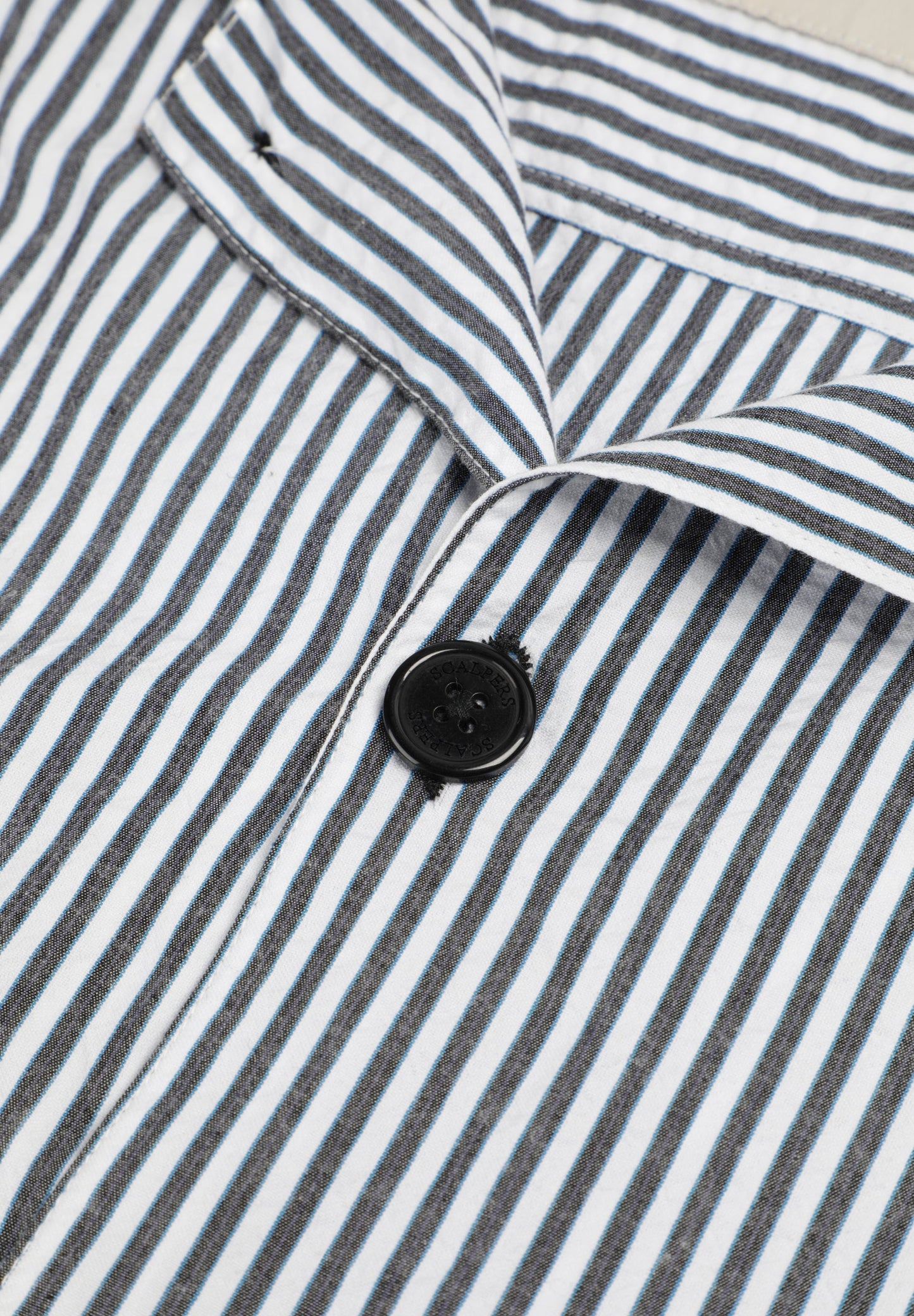 TEXTURED STRIPED OVERSHIRT