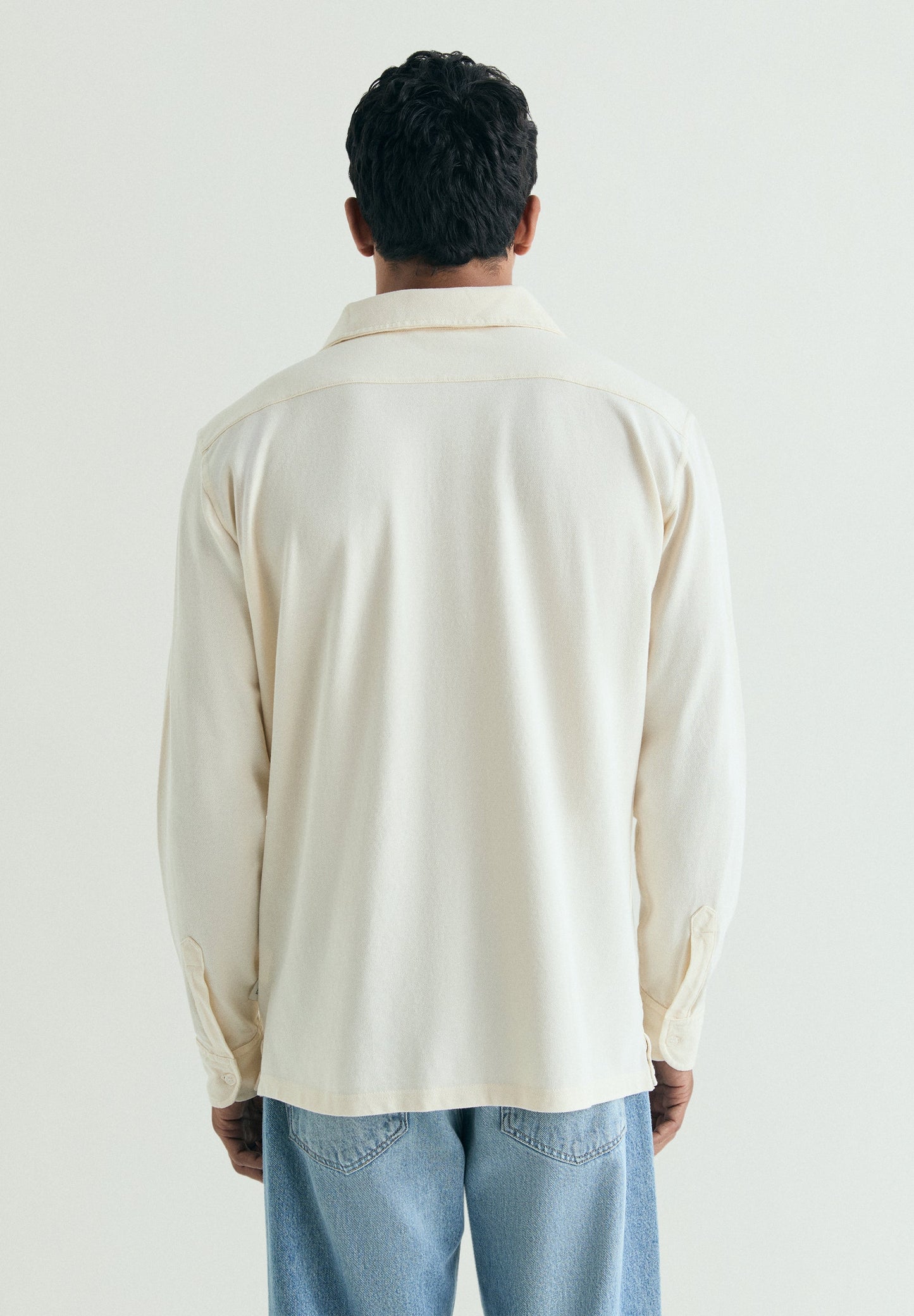 LONG SLEEVE COTTON POLO SHIRT