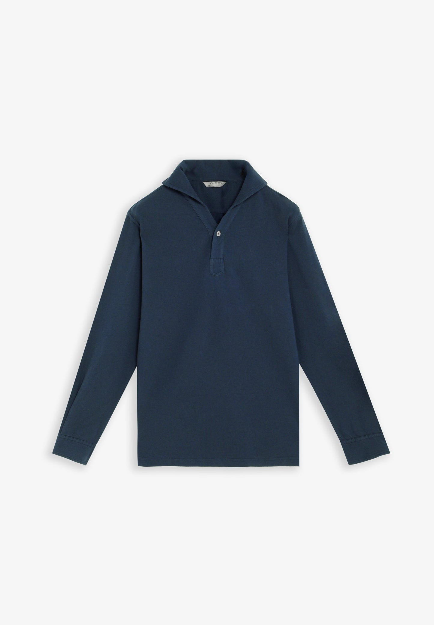 LONG SLEEVE COTTON POLO SHIRT