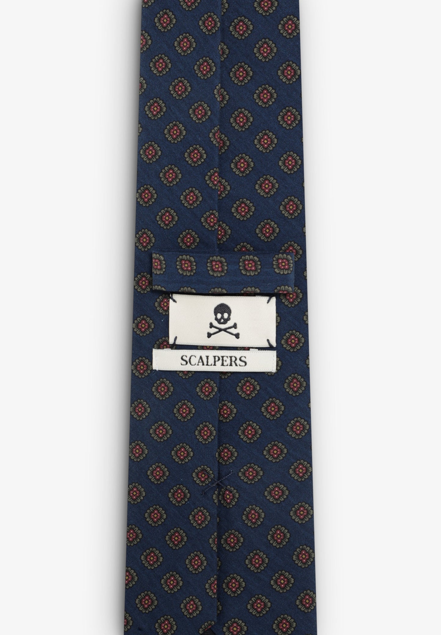 SILK TIE WITH VINTAGE MOTIFS