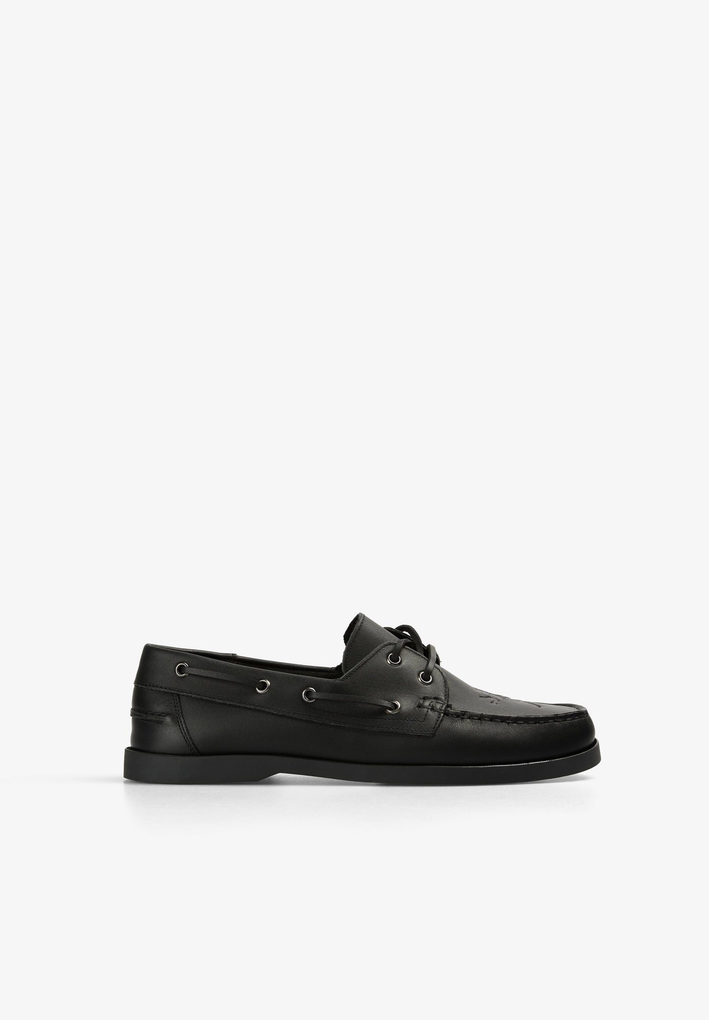 SCALPERS X SPORTING CP LEATHER DECK SHOES