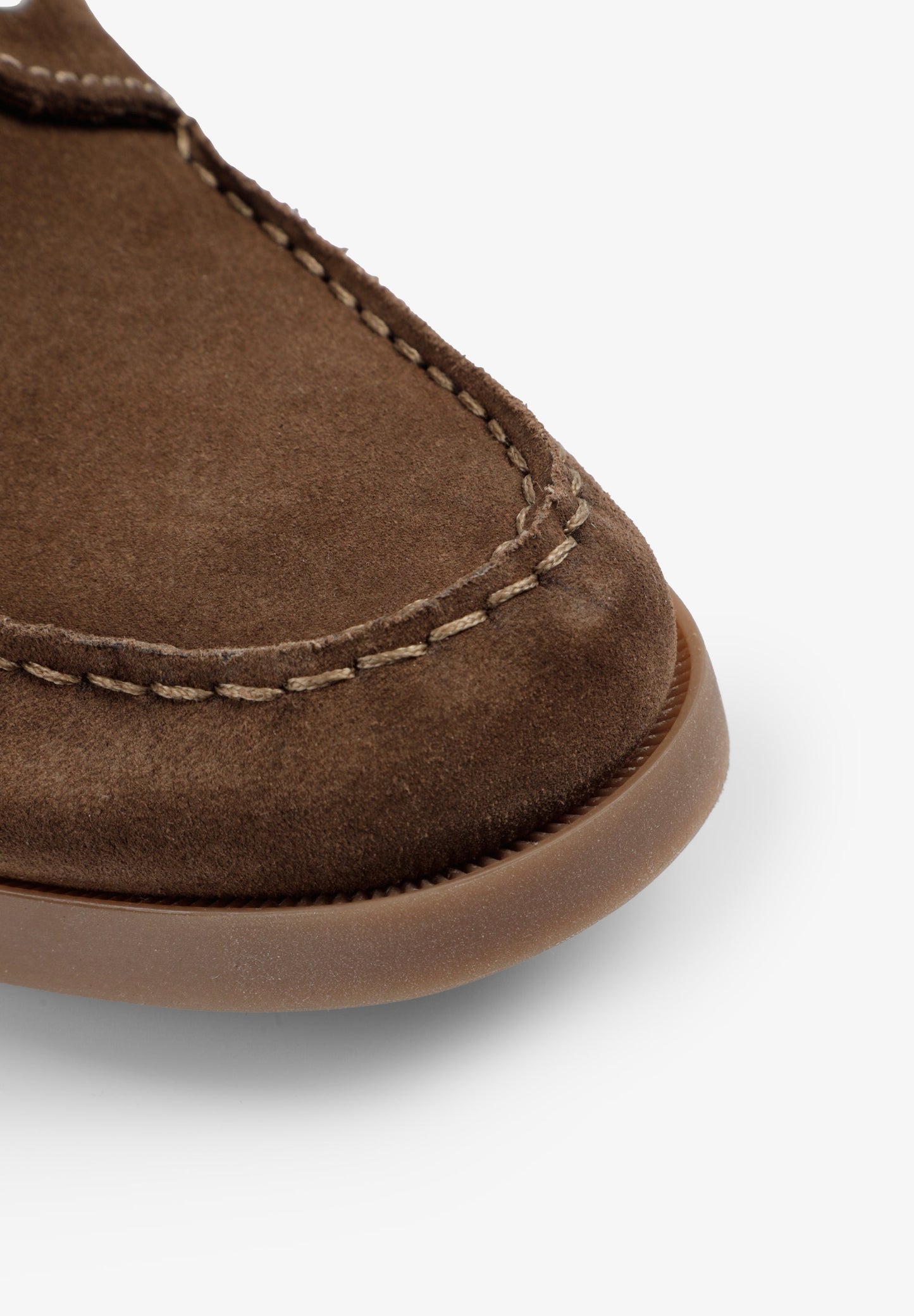 CONTRAST SUEDE BOAT SHOES