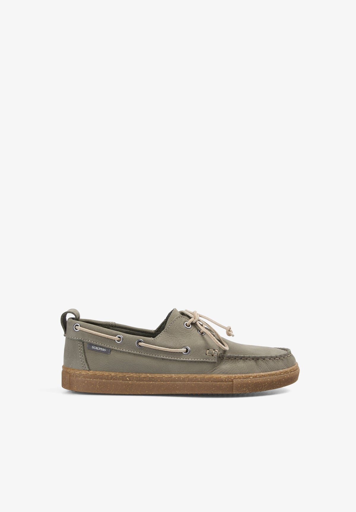 100% RECYCLED LEATHER BOAT SHOES