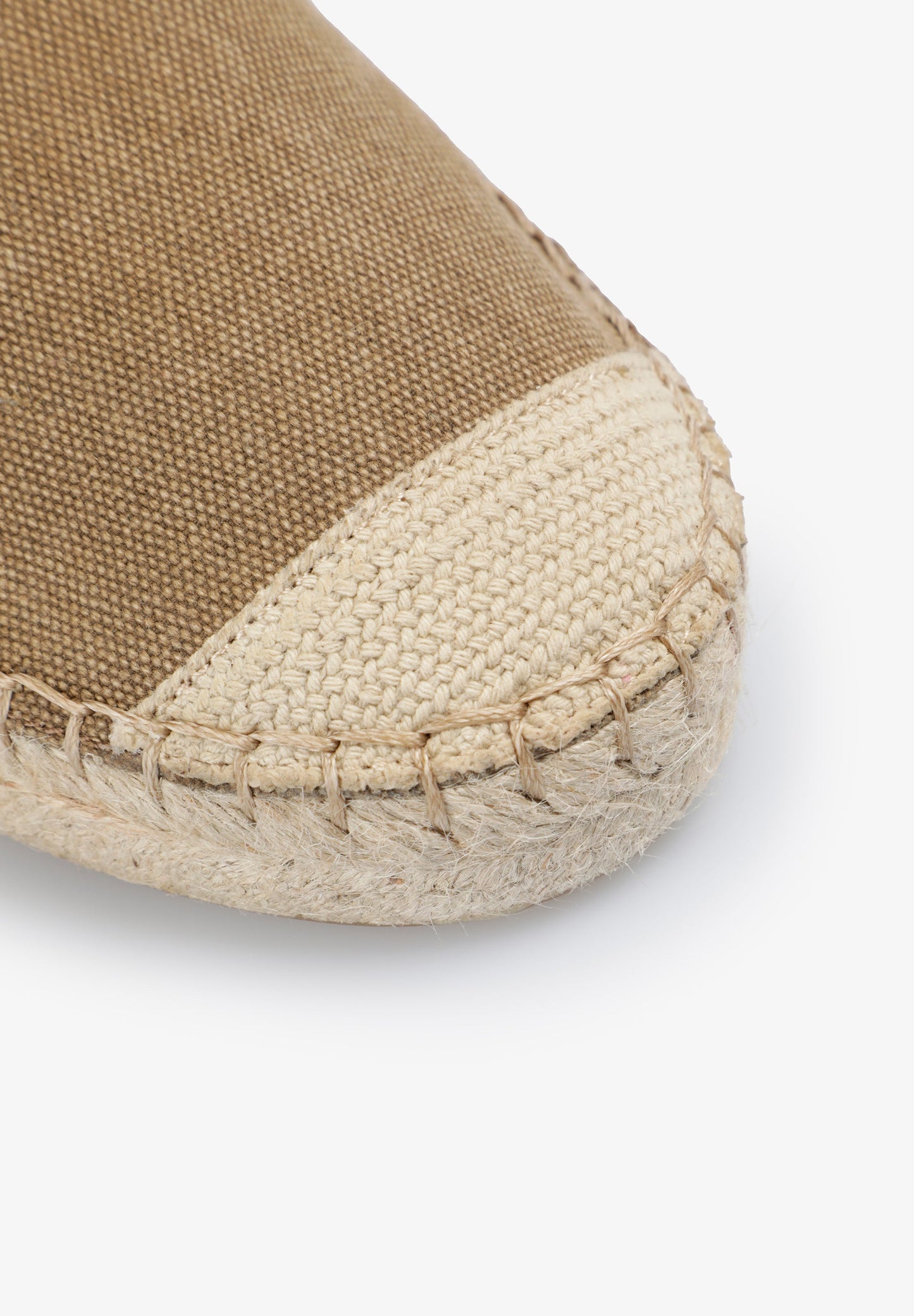 ESPADRILLES WITH CONTRAST TOE