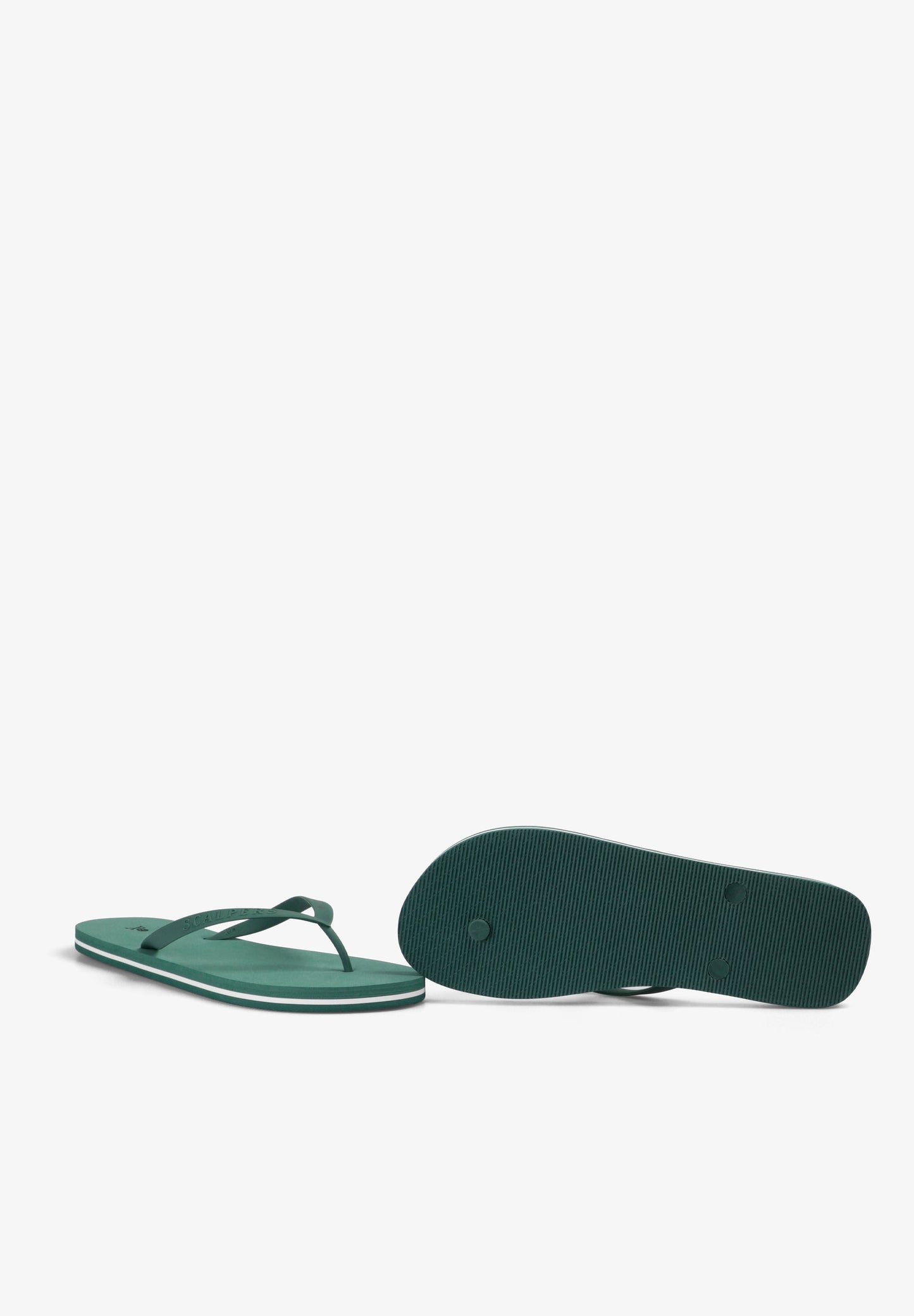 CONTRAST SOLE FLIP-FLOPS