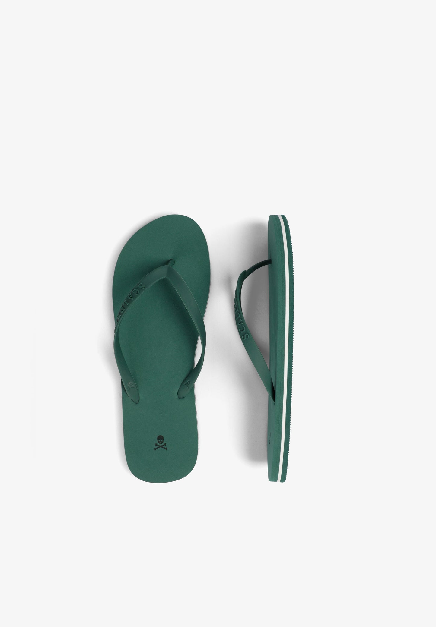 CONTRAST SOLE FLIP-FLOPS