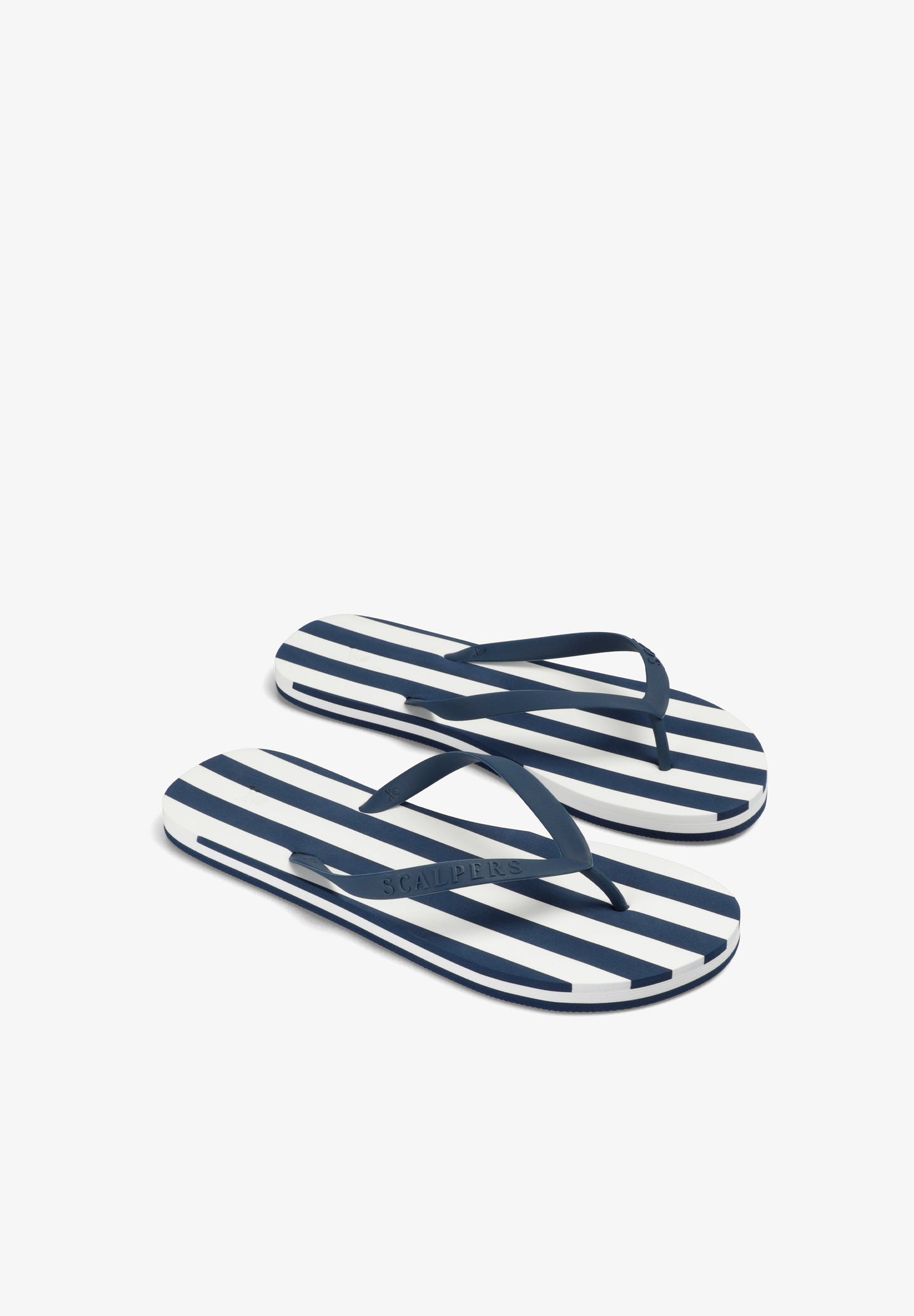STRIPED BEACH FLIP FLOPS