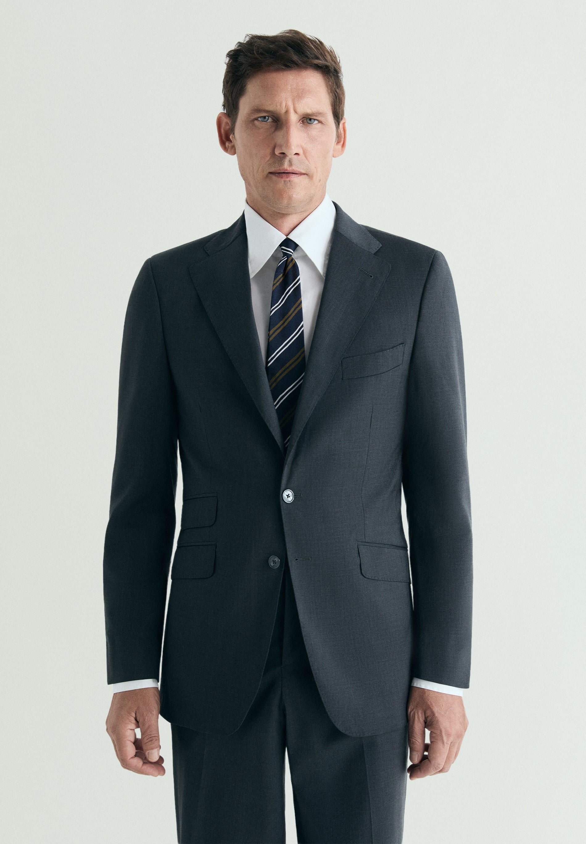 ZIGNONE COLD WOOL SUIT BLAZER
