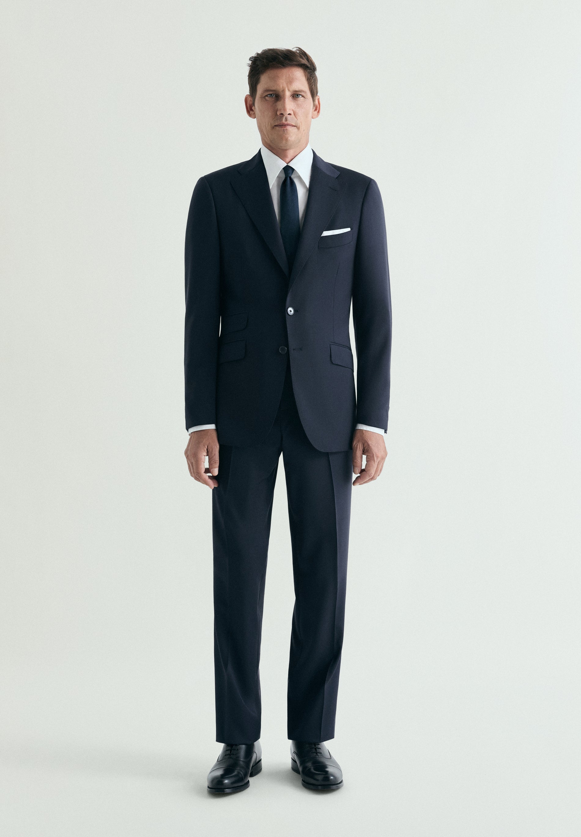 MARZOTTO COLD WOOL SUIT TROUSERS