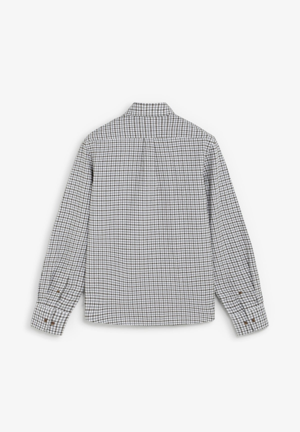 CHECK SHIRT WITH A BUTTON-DOWN COLLAR
