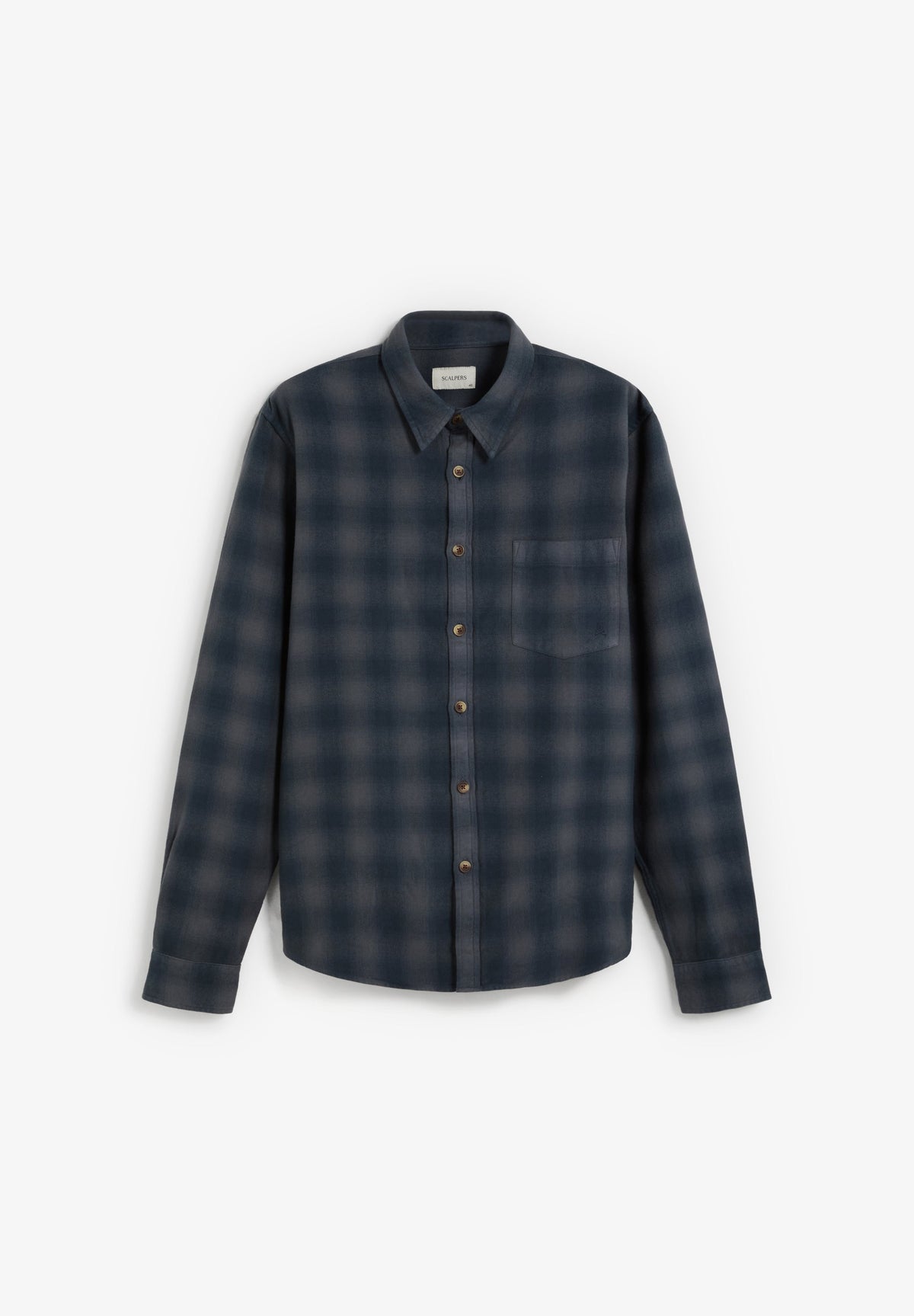 SCWINTER CHECK PEACH SHIRT