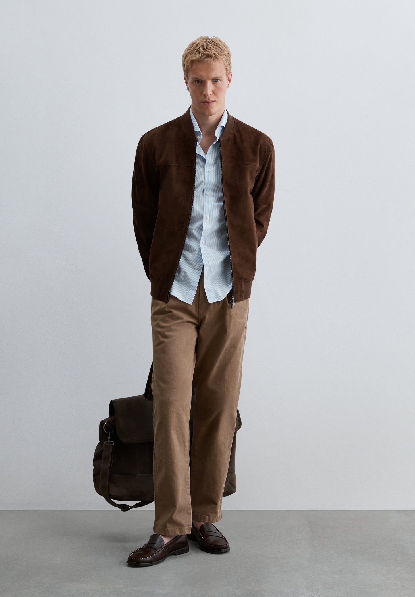 SCTHOMAS B SUEDE JACKET