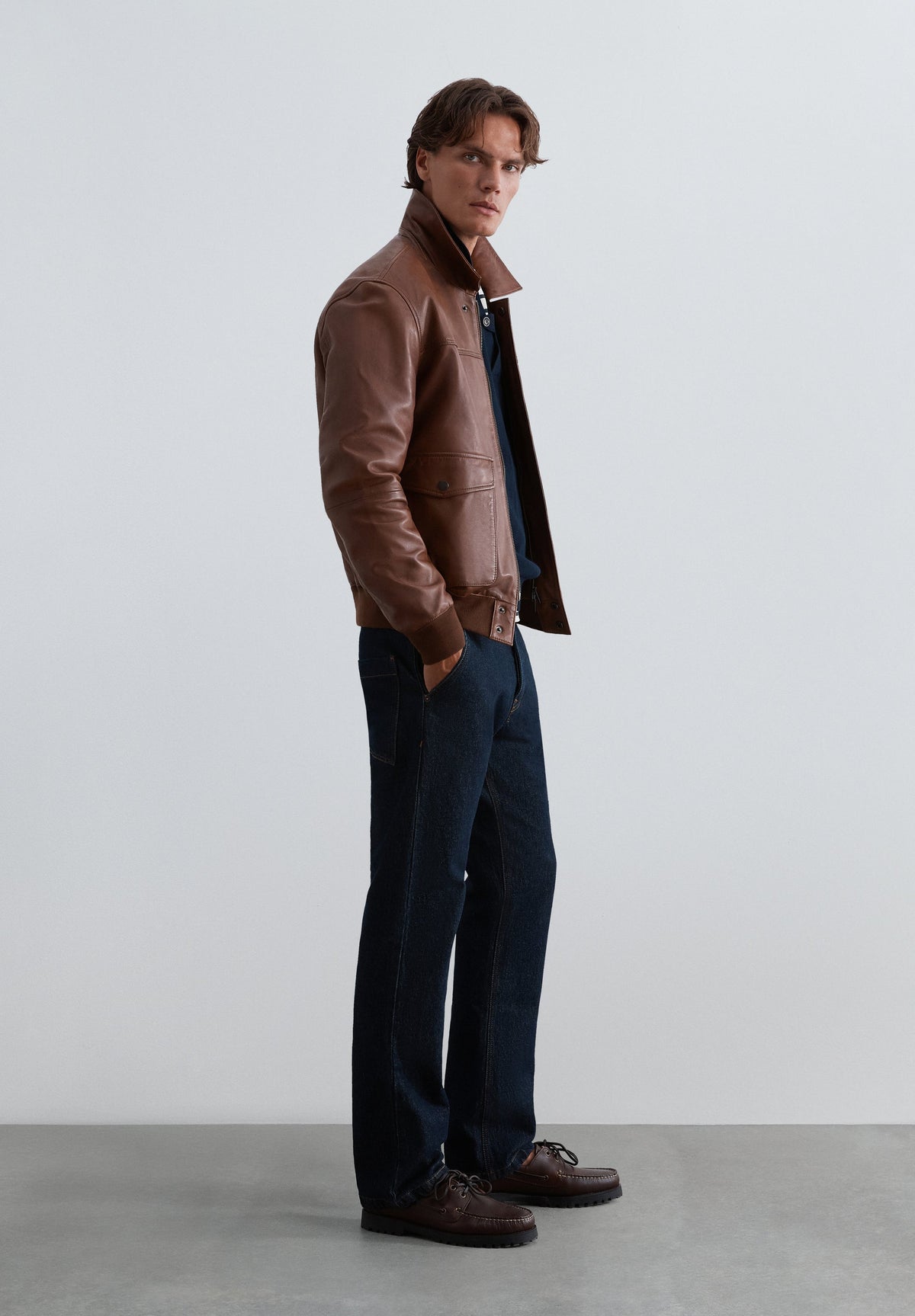 SCTIMOTI LEATHER JACKET