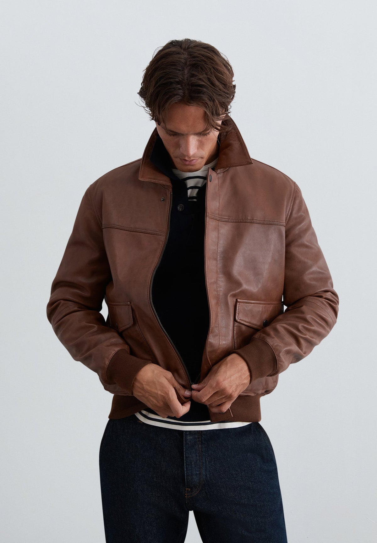 SCTIMOTI LEATHER JACKET