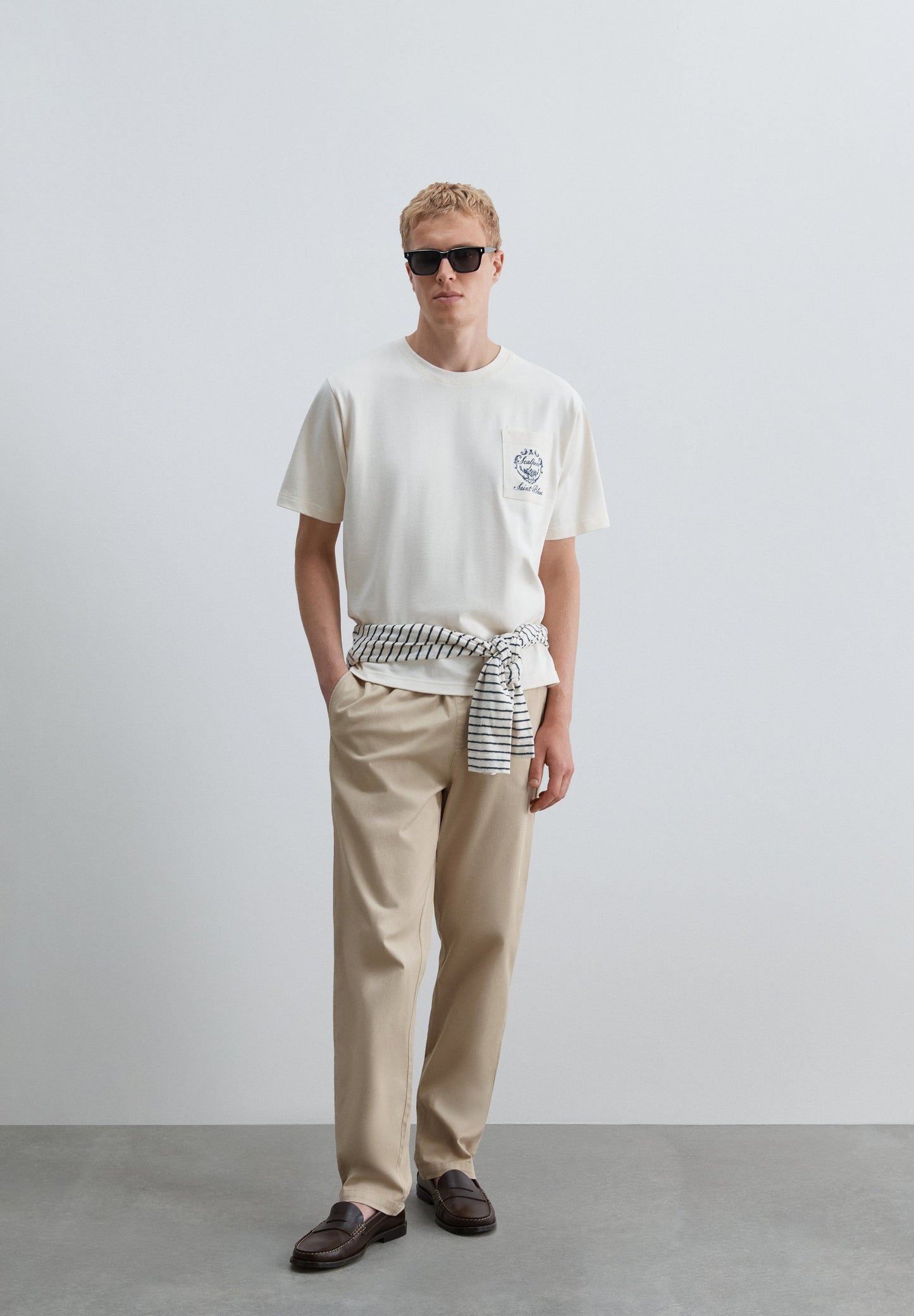 SCPOCKET SAINT BLEU TEE