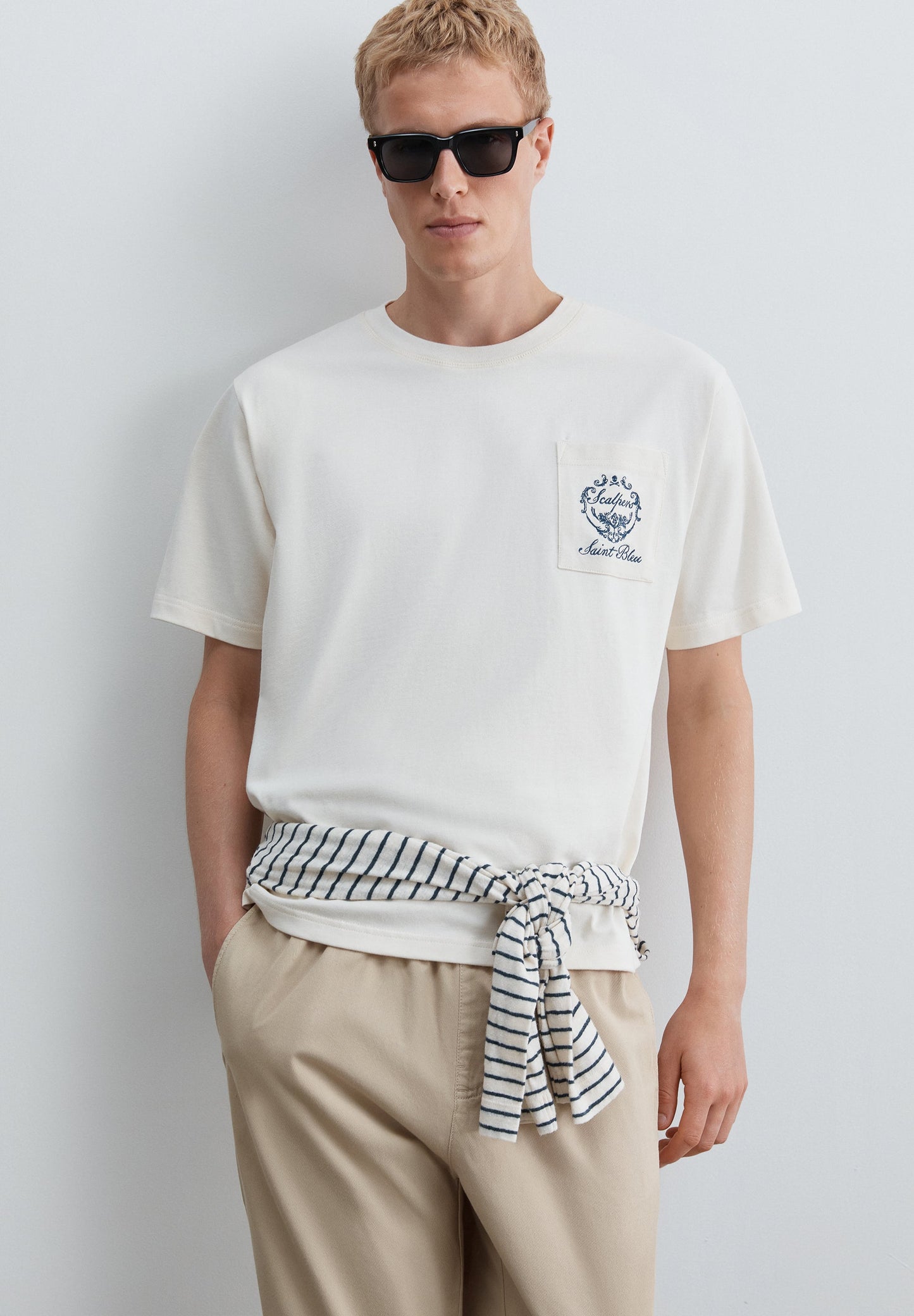 SCPOCKET SAINT BLEU TEE