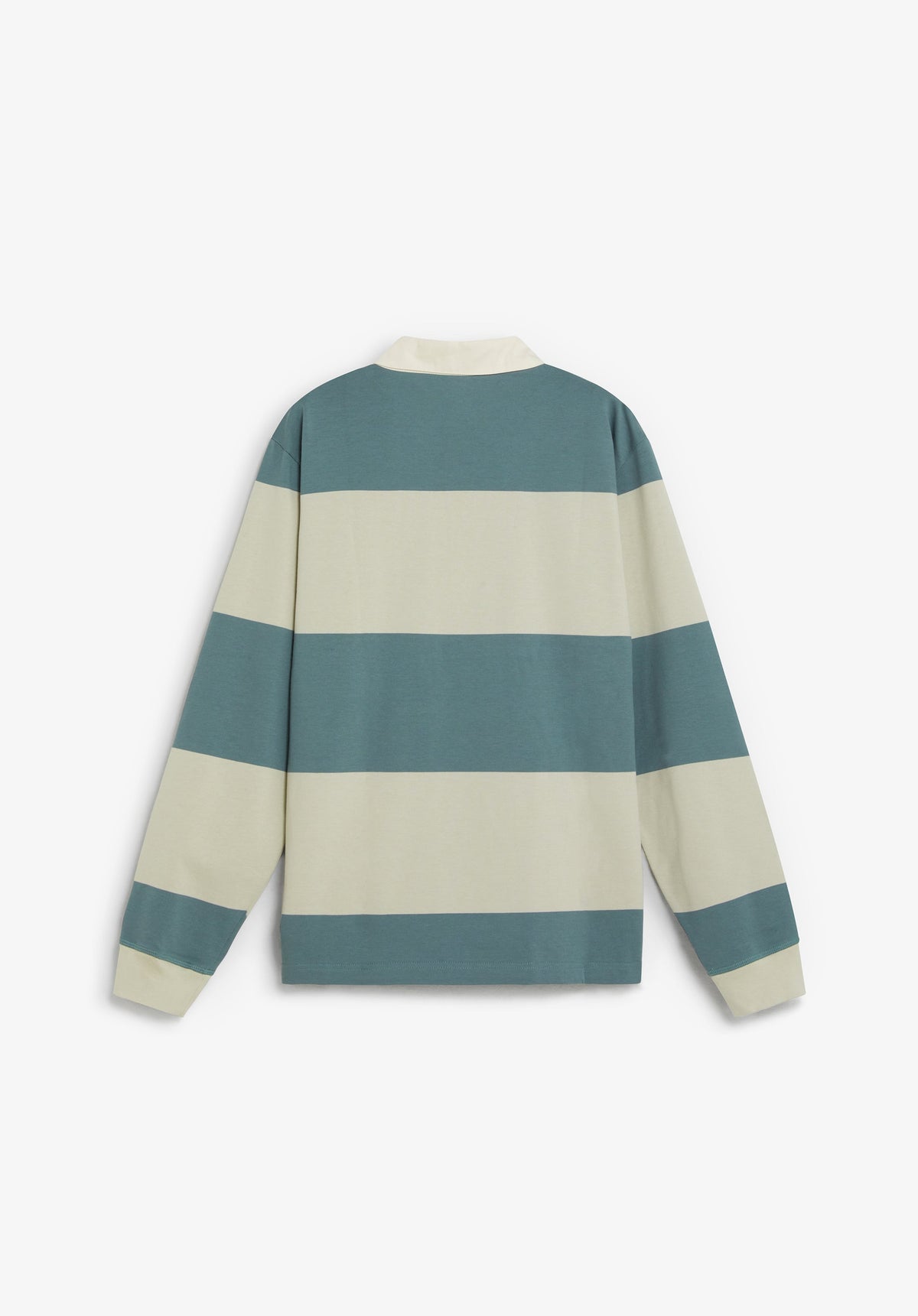 LONG SLEEVE STRIPED POLO SHIRT