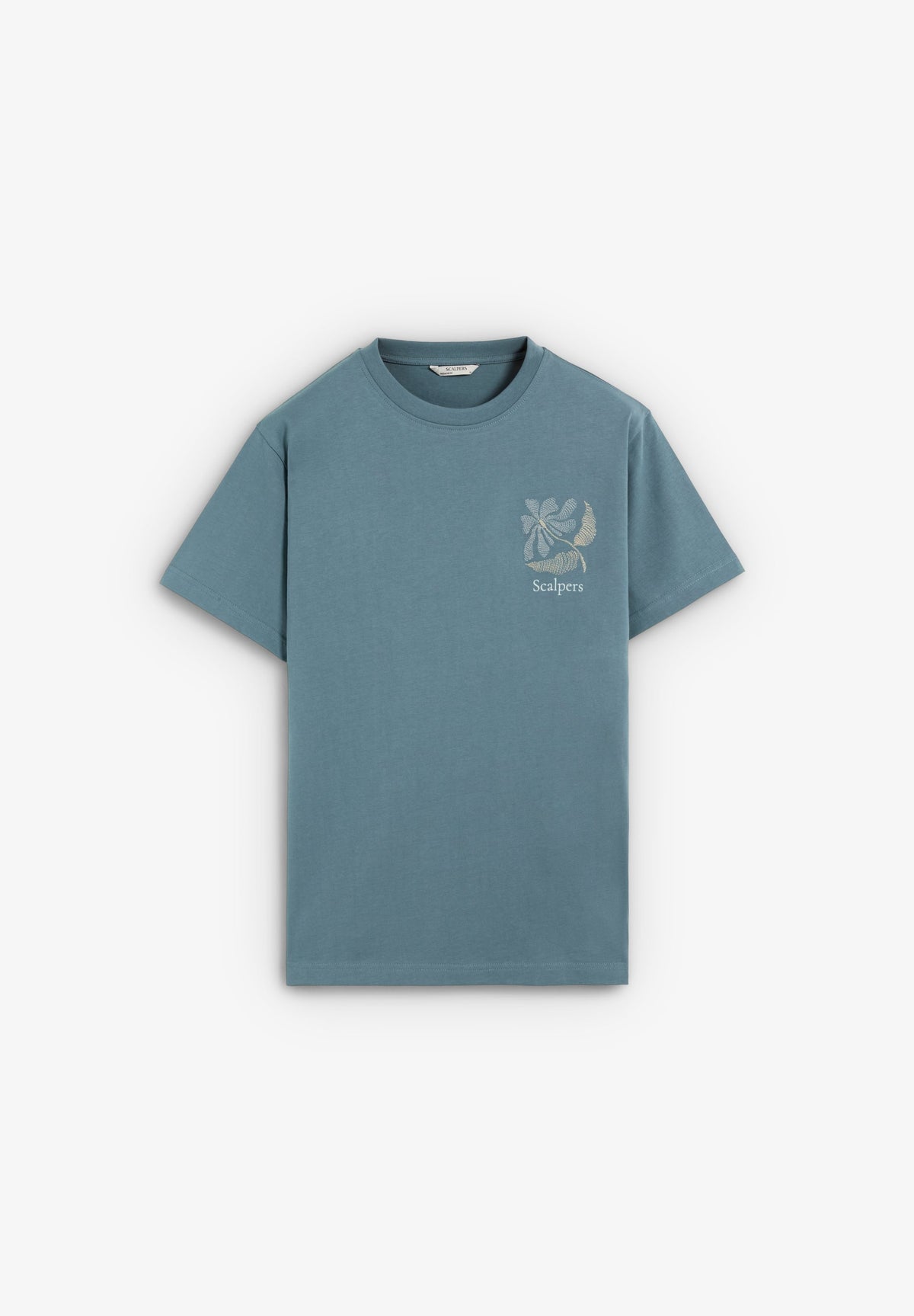 SCFLOWERS EMB TEE