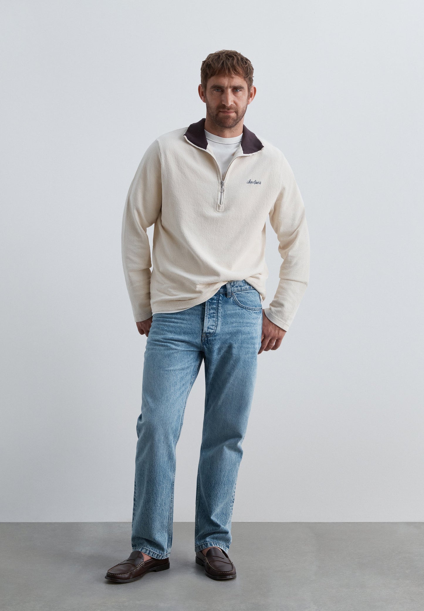 SCCONTRAS HALFZIP  SWEATER