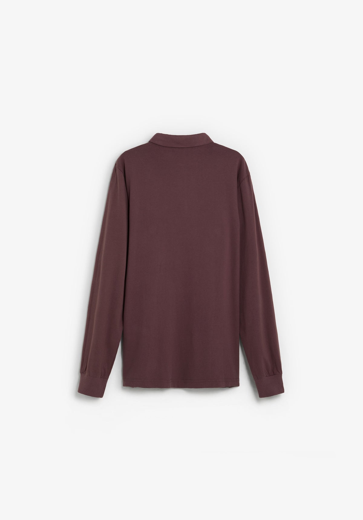 FADED LONG SLEEVE POLO SHIRT