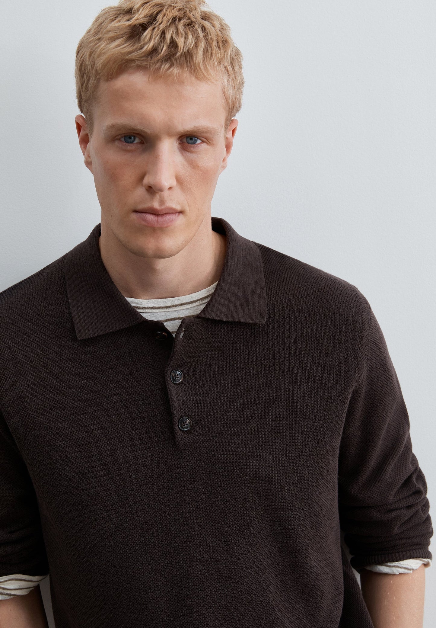 SCGARIBALDI LS POLO TRICOT