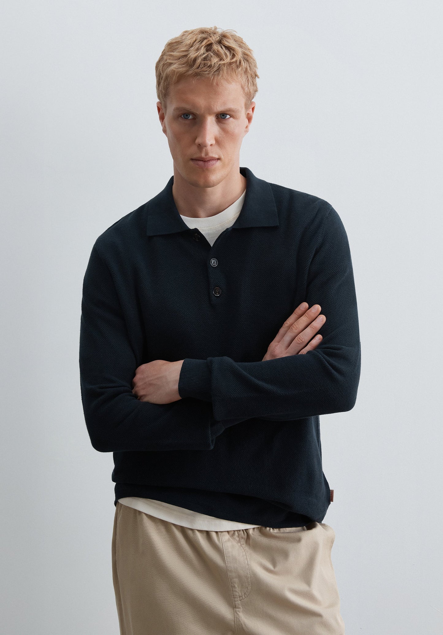 SCGARIBALDI LS POLO TRICOT