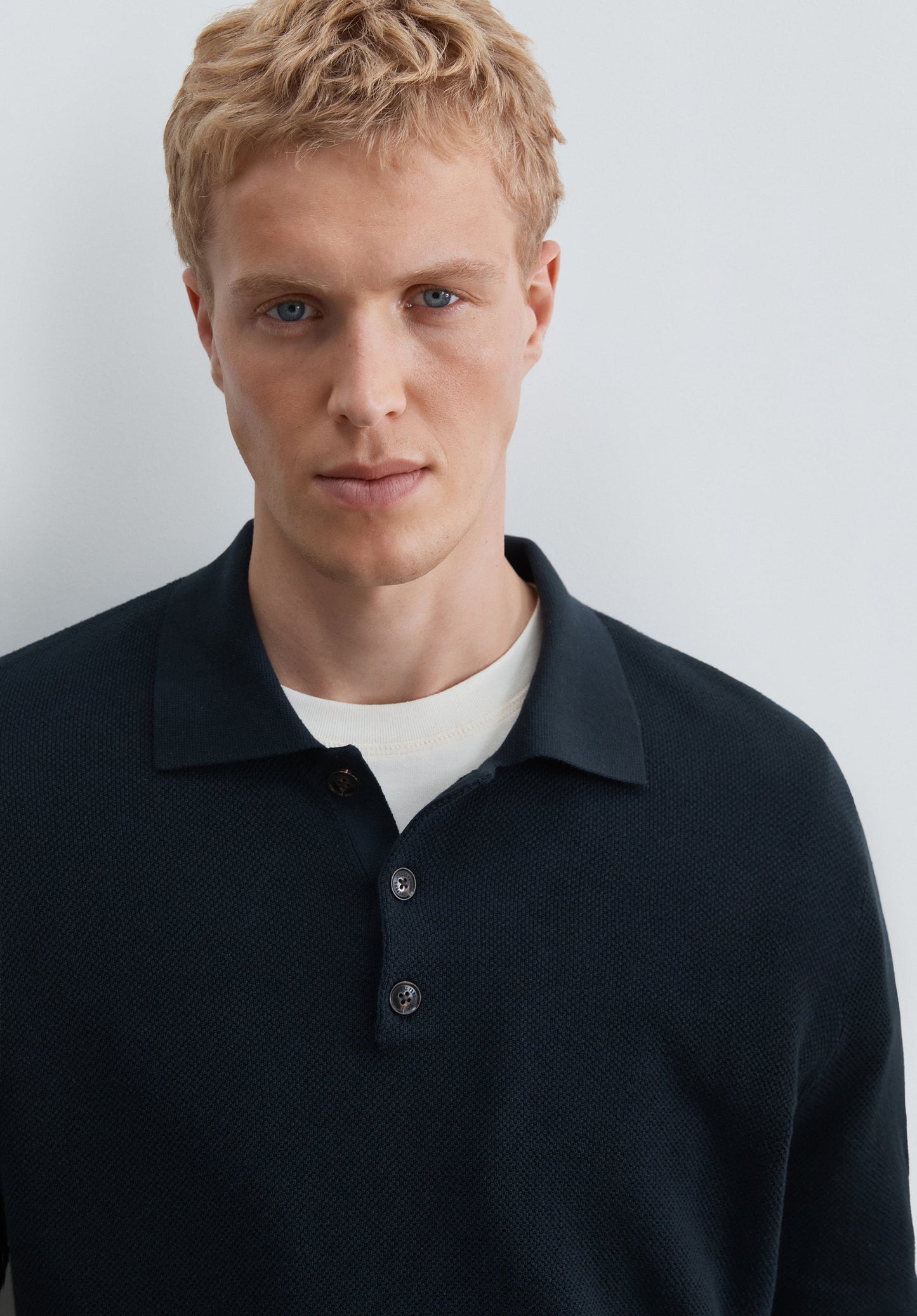 SCGARIBALDI LS POLO TRICOT