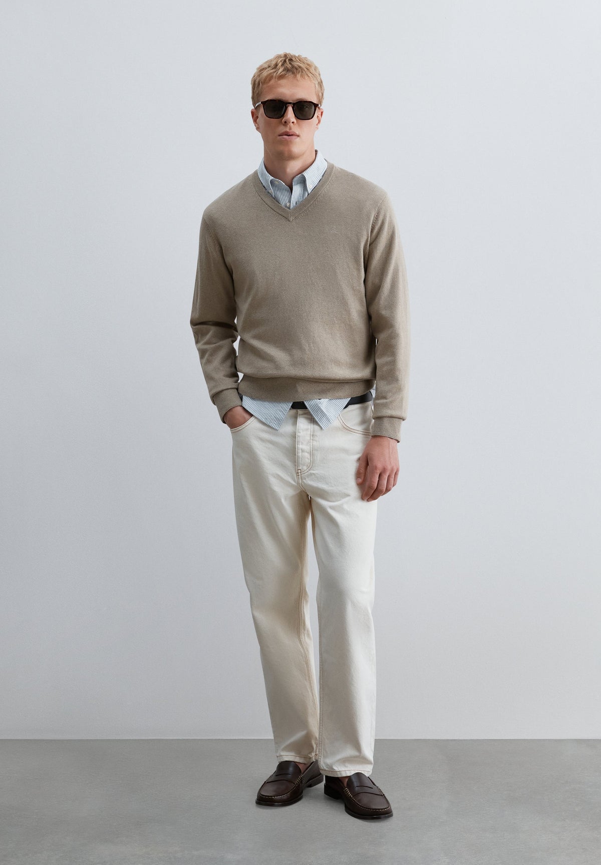SCBASIC V NECK TRICOT