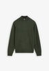 HALF-ZIP WOOL SWEATER