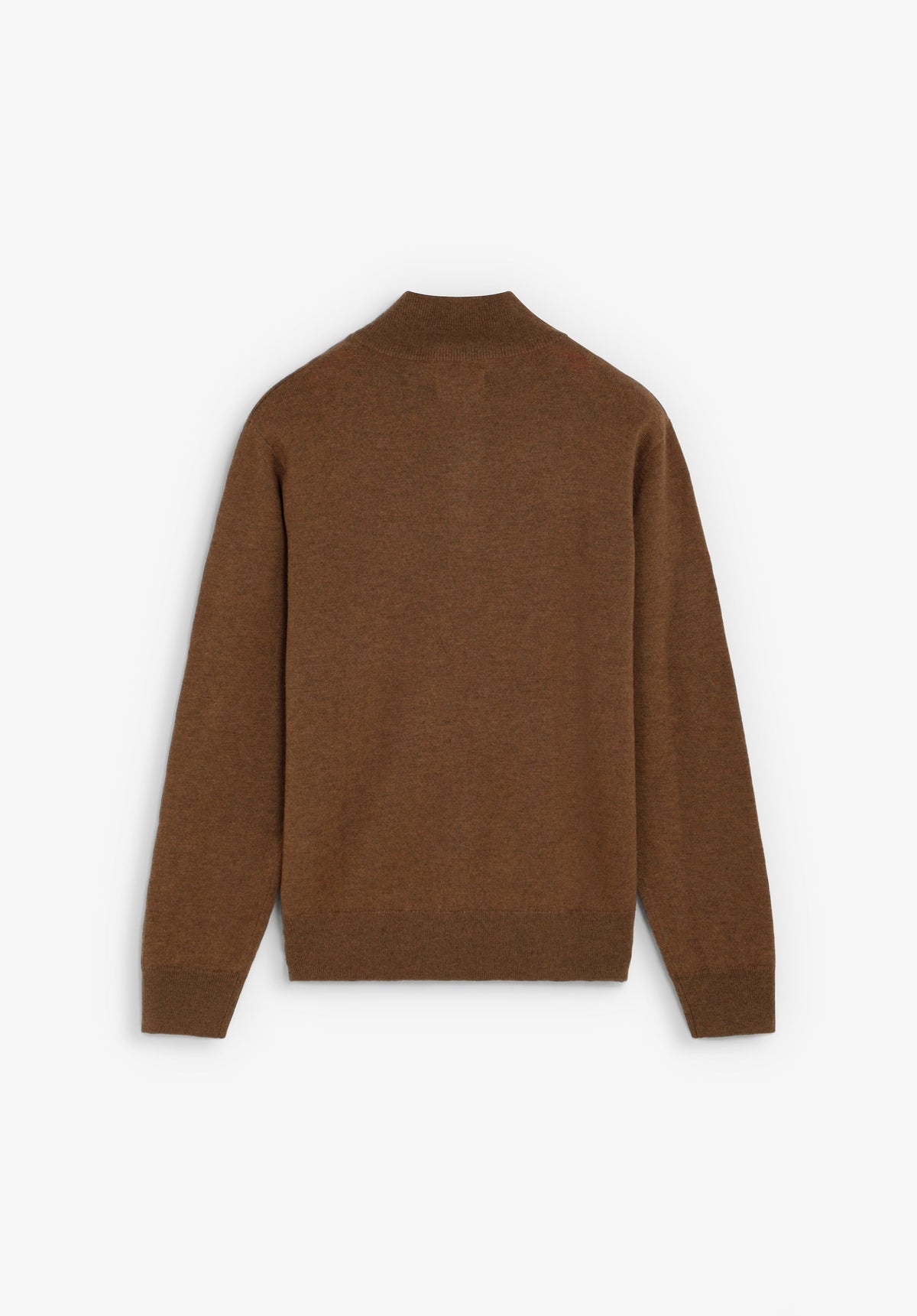 HALF-ZIP WOOL SWEATER