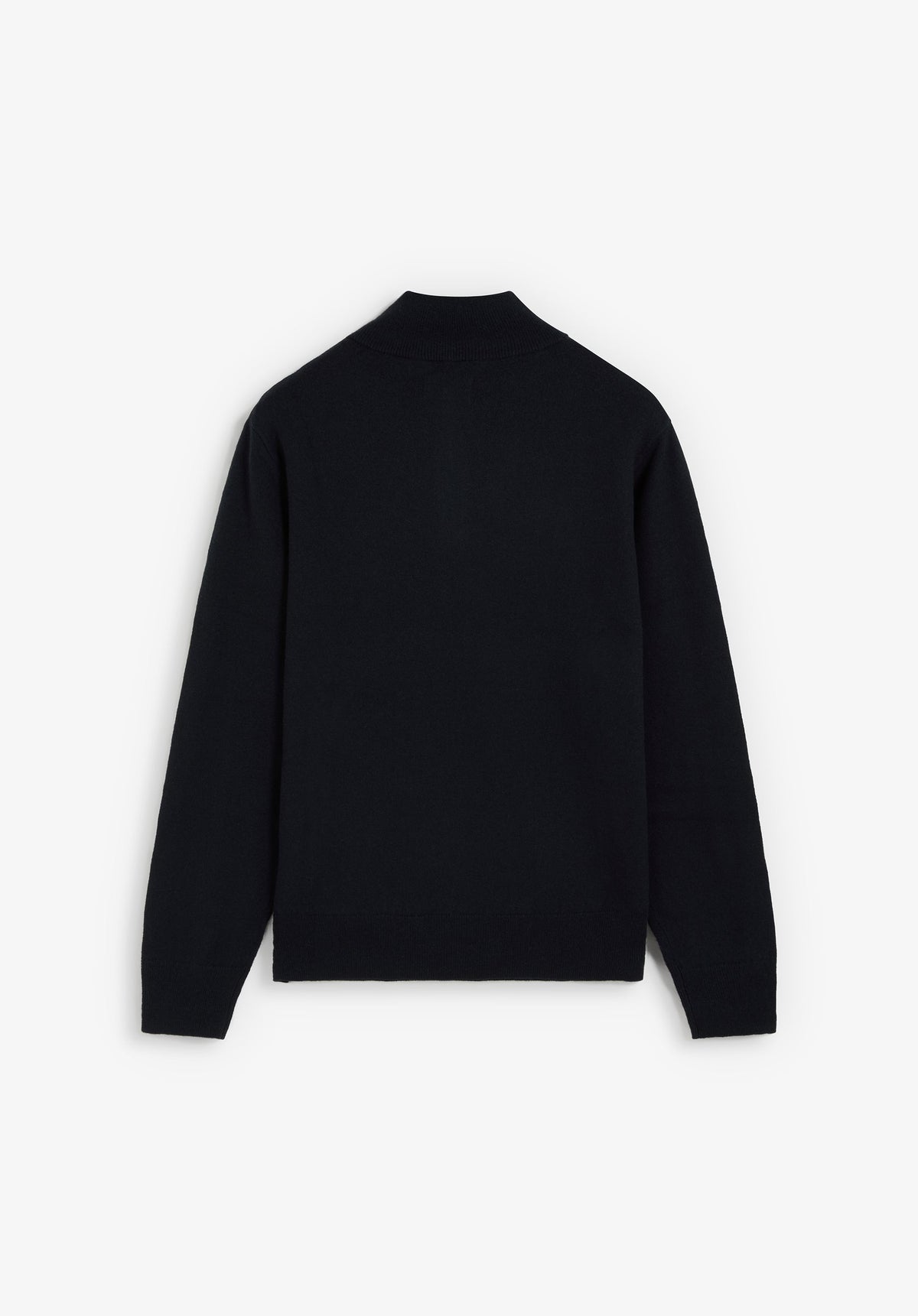 HALF-ZIP WOOL SWEATER