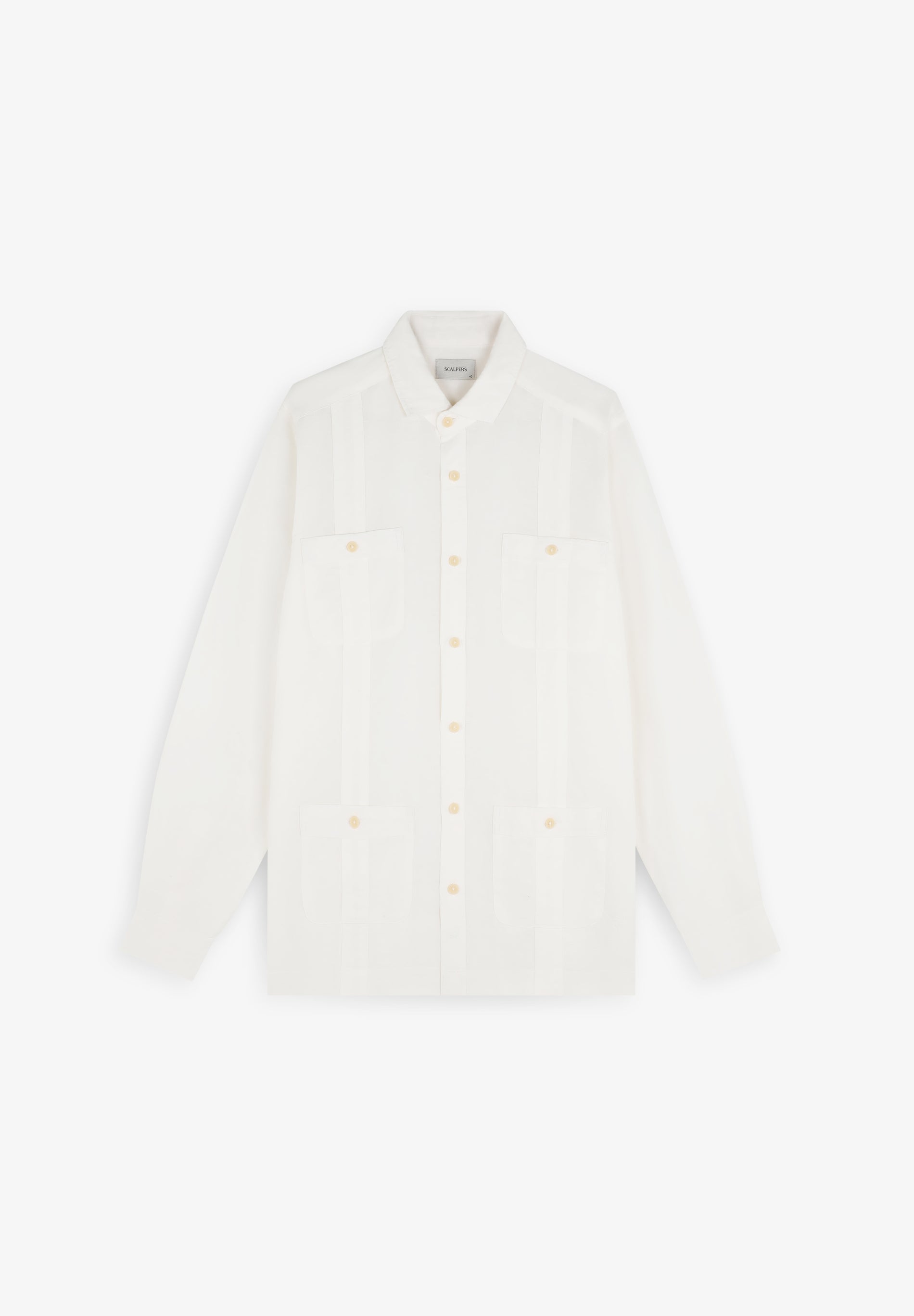 LINEN SAFARI SHIRT