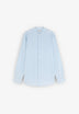 LINEN SHIRT WITH STAND-UP COLLAR