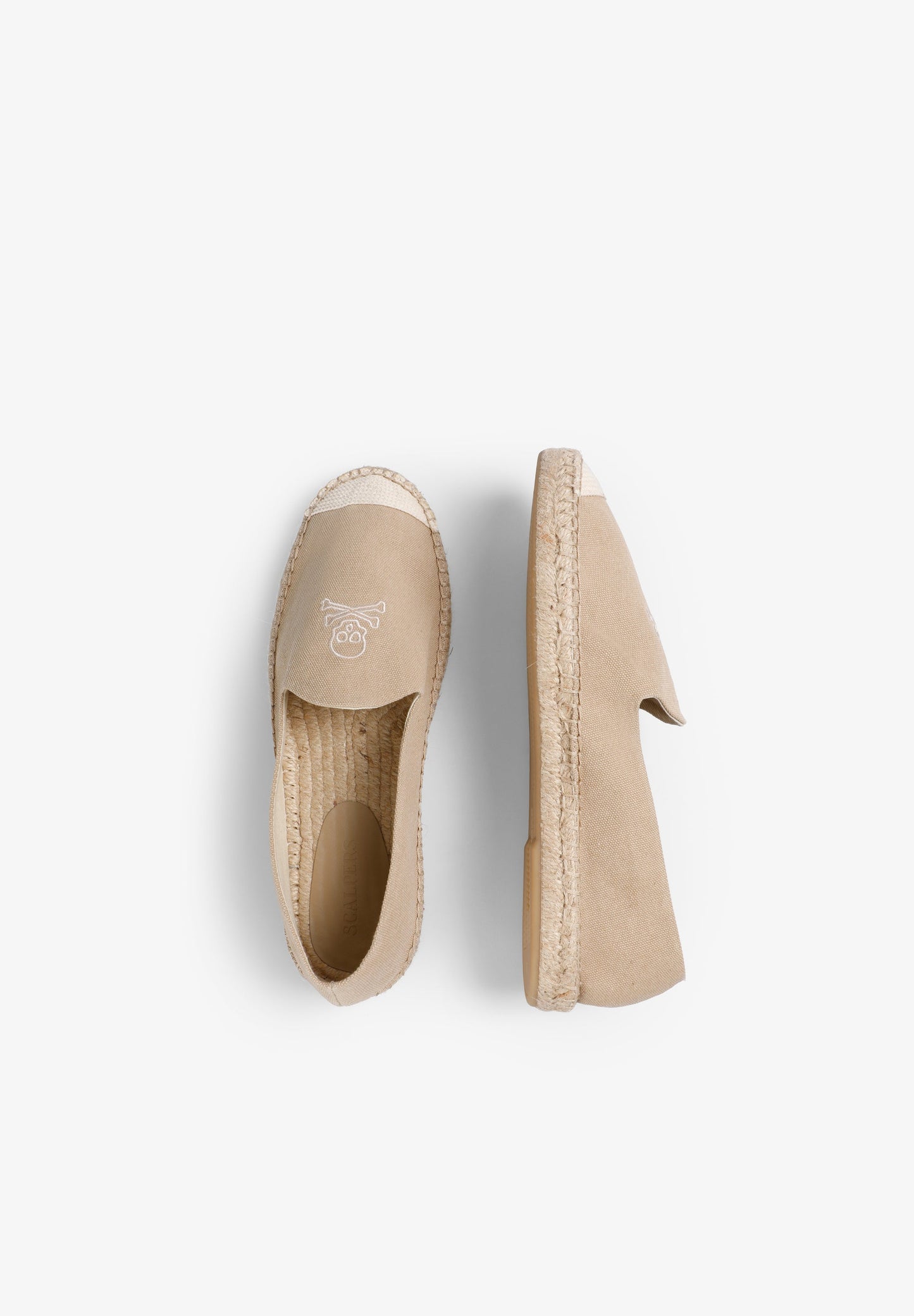 KNIT ESPADRILLES WITH CONTRAST SKULL