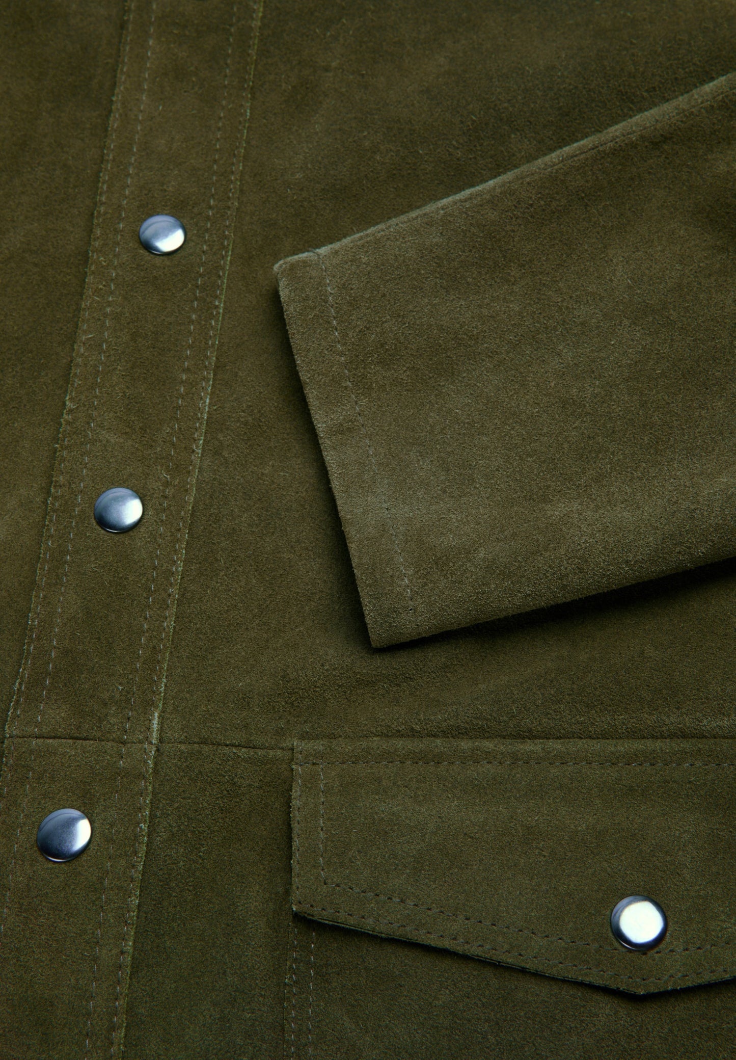 LEATHER JACKET WITH FLAP POCKETS