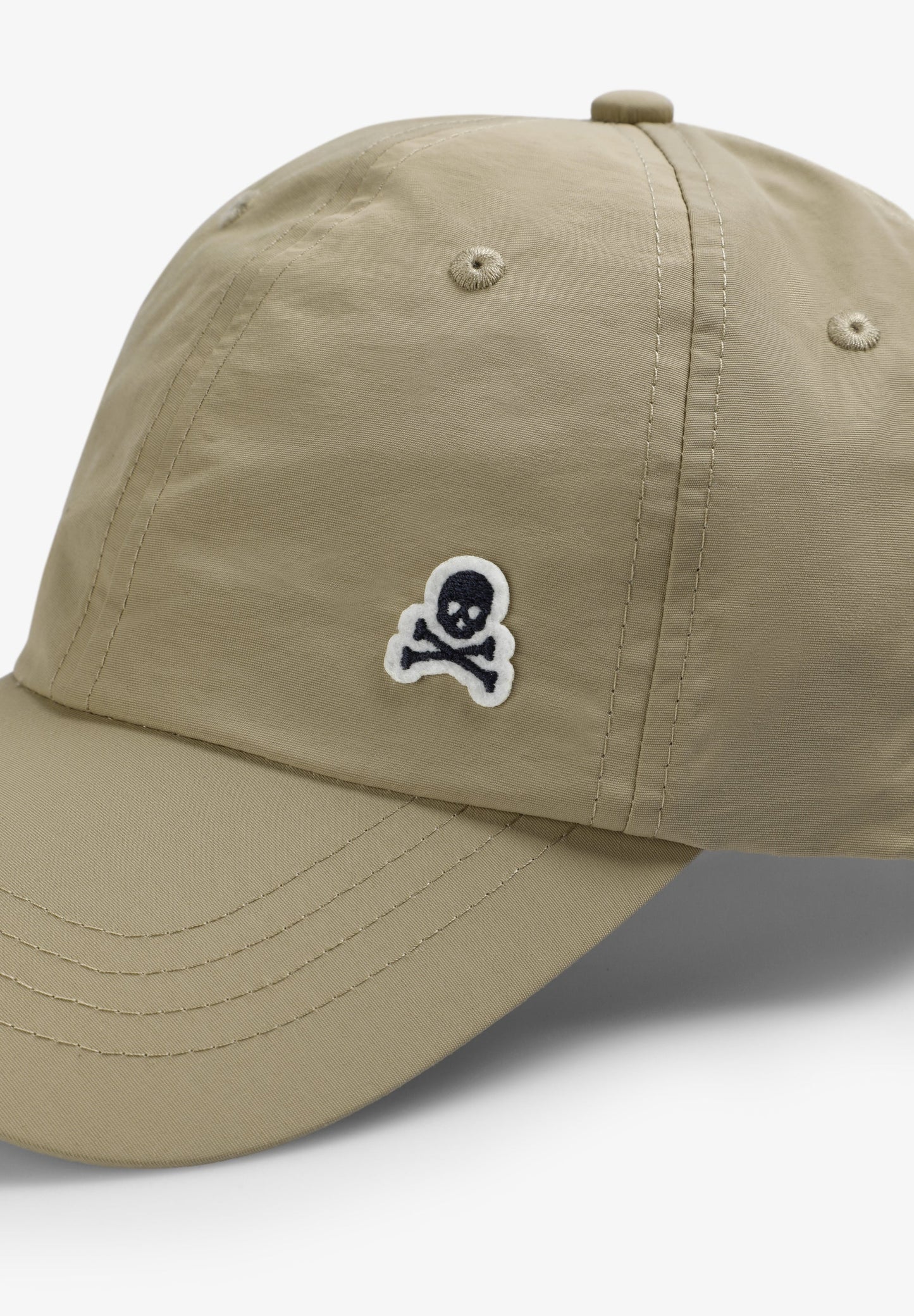 EMBROIDERED SKULL CAP