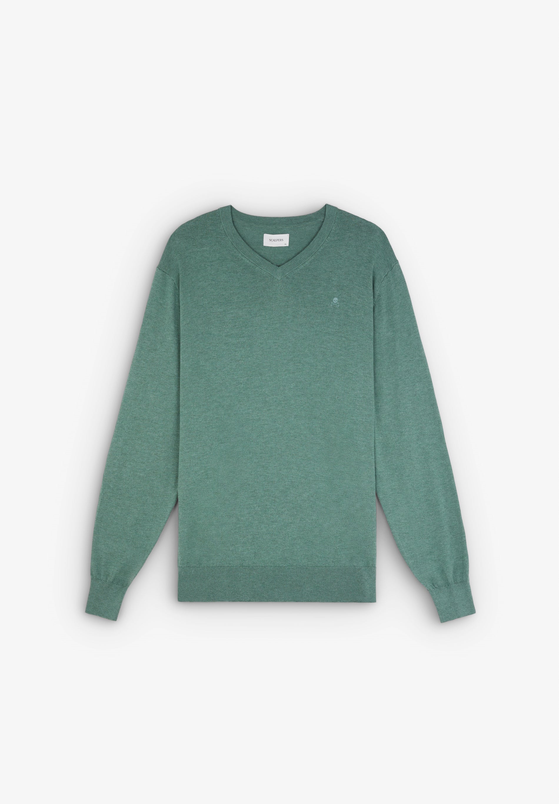 SCSKULL V NECK TRICOT - Scalpers