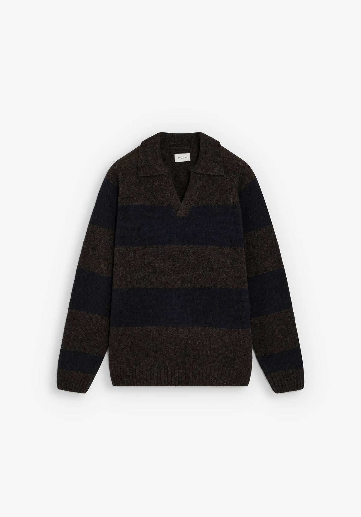 WOOL POLO SWEATER