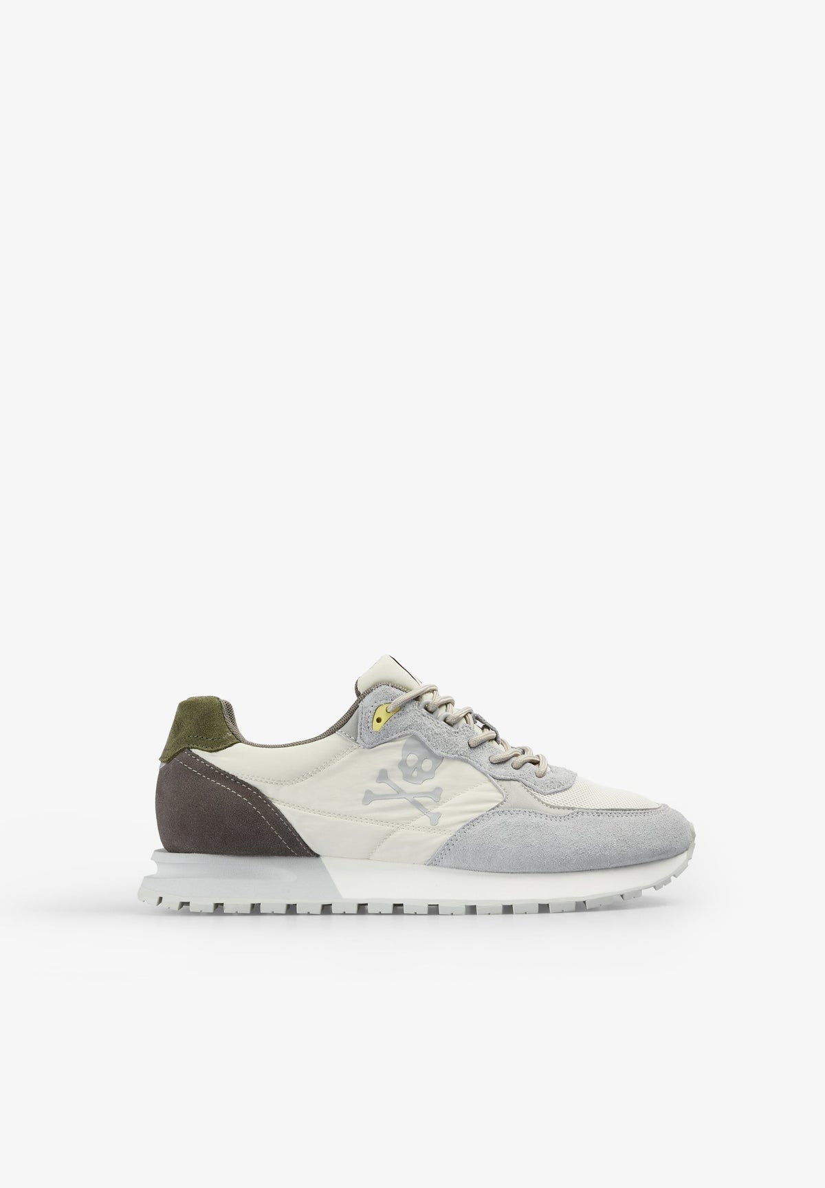 COMBINED LEATHER SNEAKERS