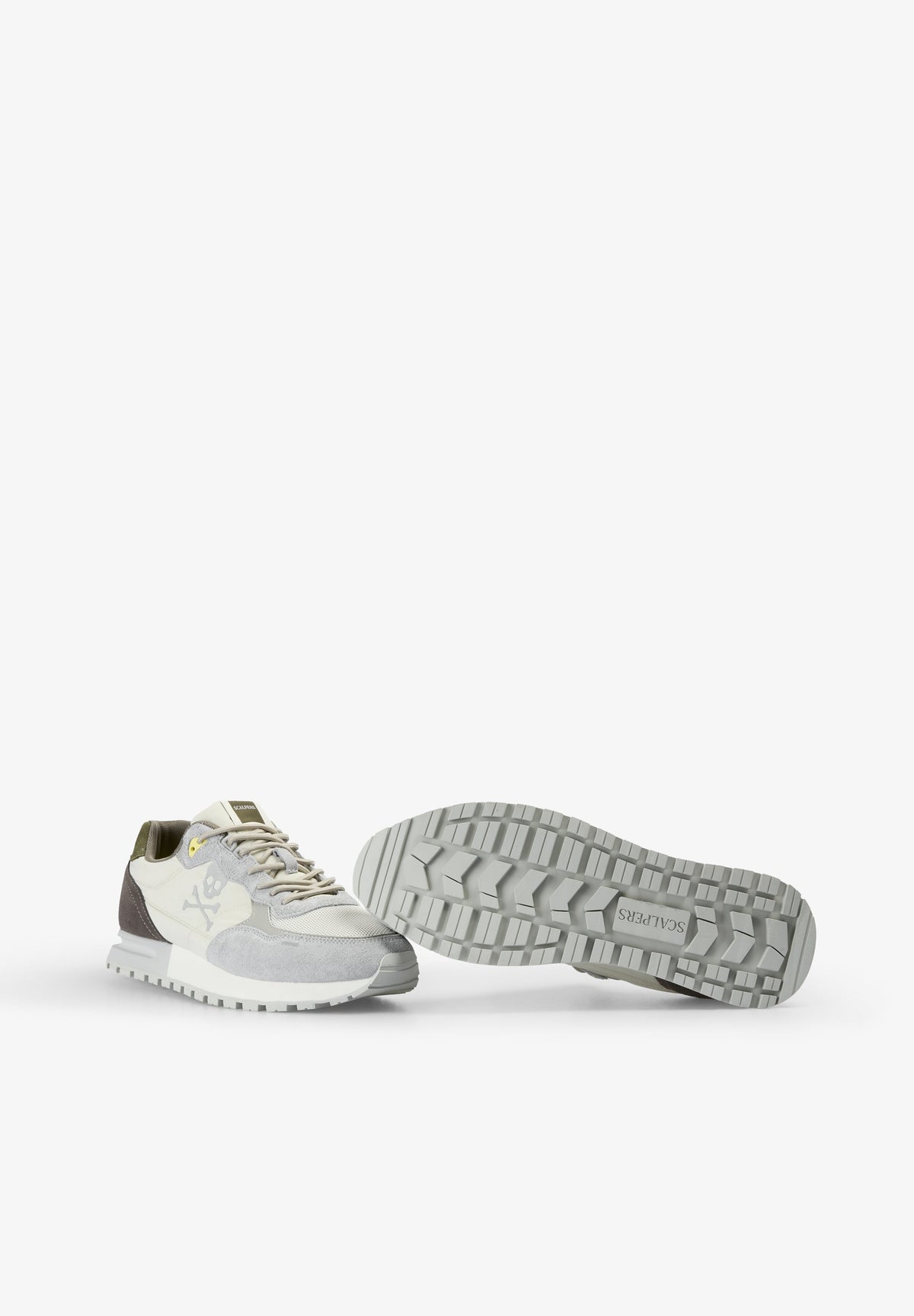 COMBINED LEATHER SNEAKERS