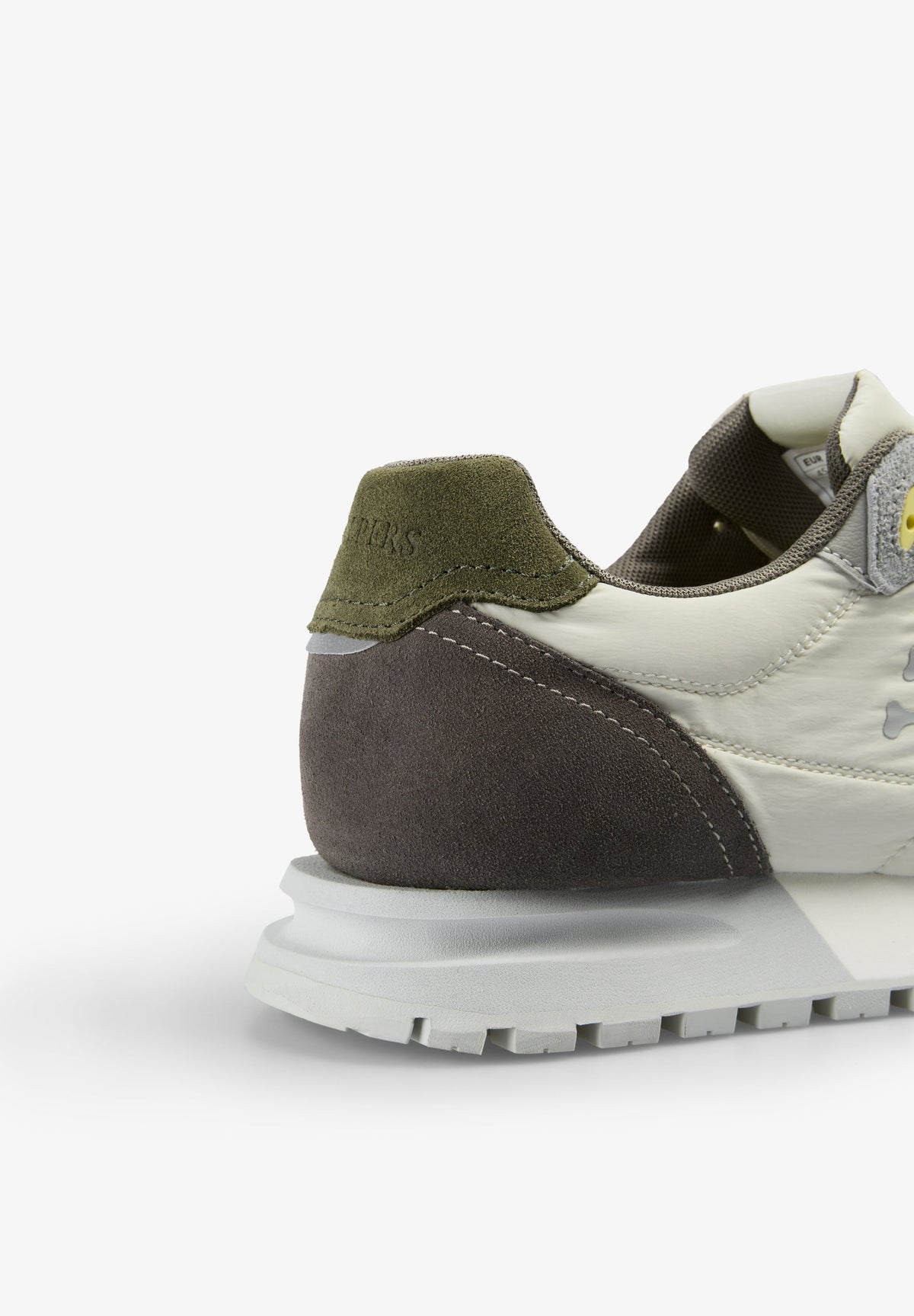 COMBINED LEATHER SNEAKERS