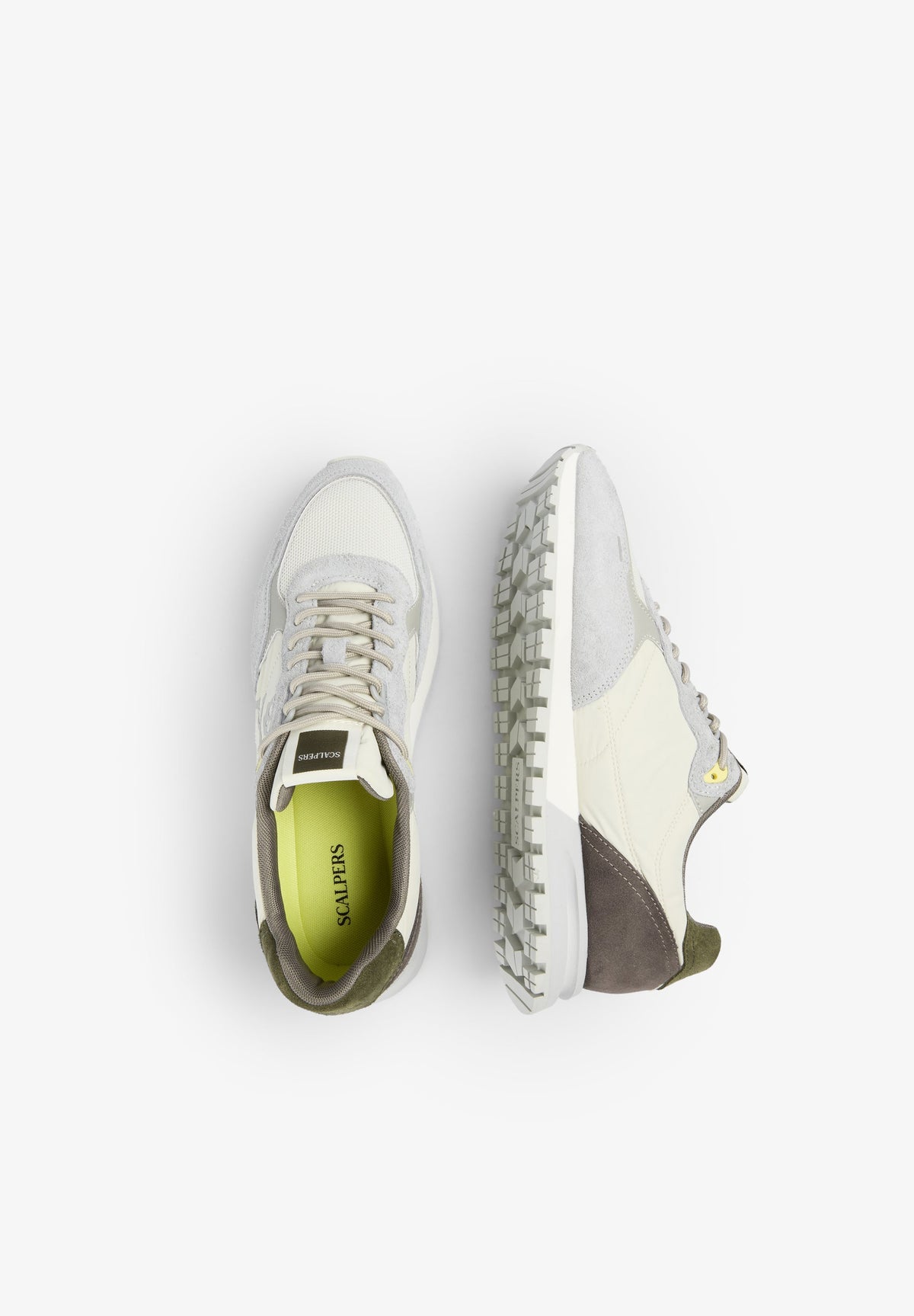 COMBINED LEATHER SNEAKERS