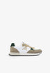 COMBINED LEATHER SNEAKERS